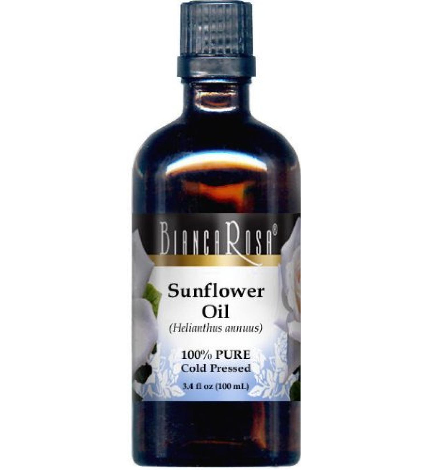 Bianca Rosa Sunflower Oil - 100% Pure Cold Pressed (3.40 fl oz ZIN: 428375) - 3 Pack - Buy Online on GoSupps.com