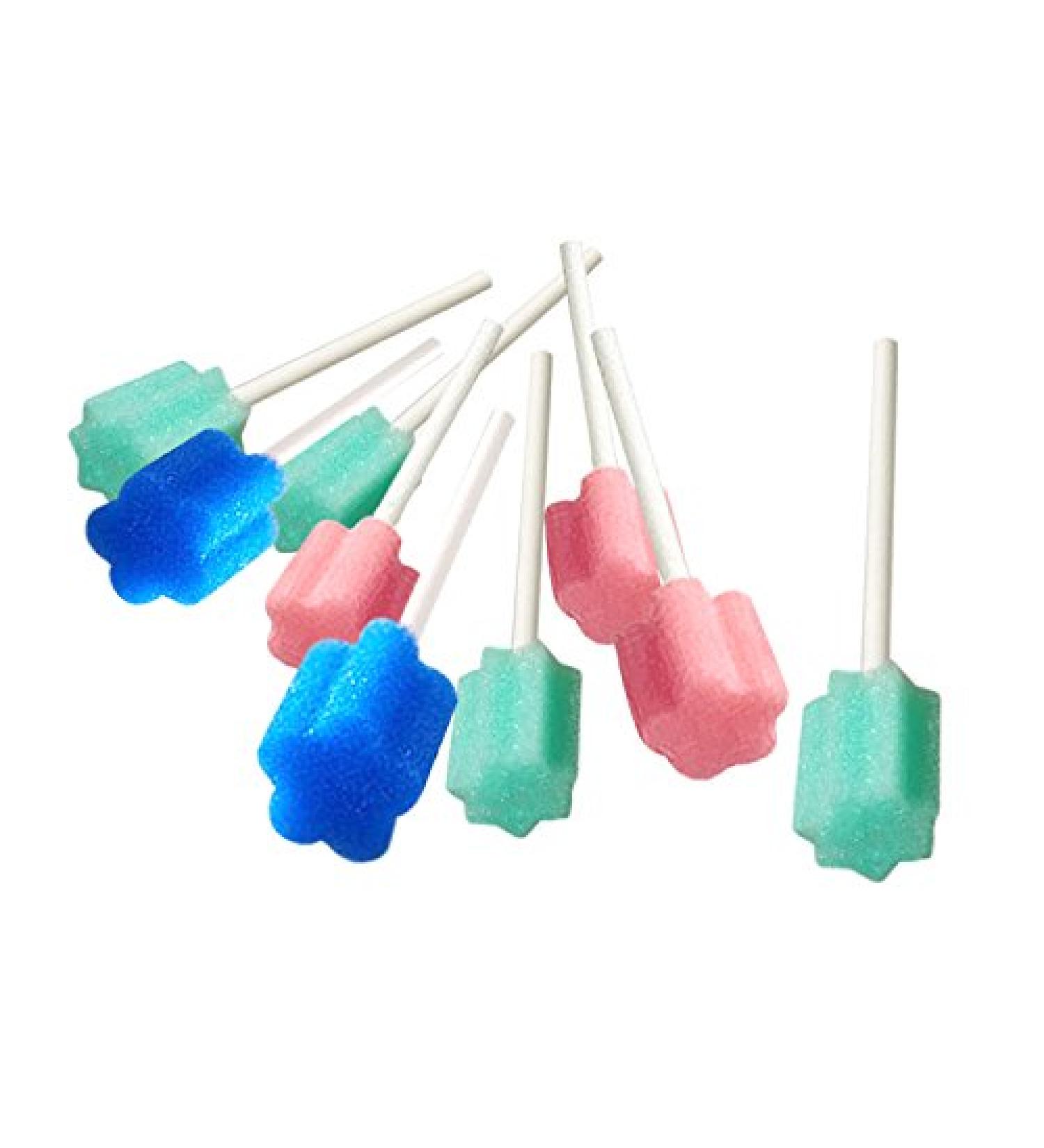 Bonew Oral Care Disposable Sponge - 200 Colorful Dental Sponges for Effective Dental Hygiene - Buy Online on GoSupps.com
