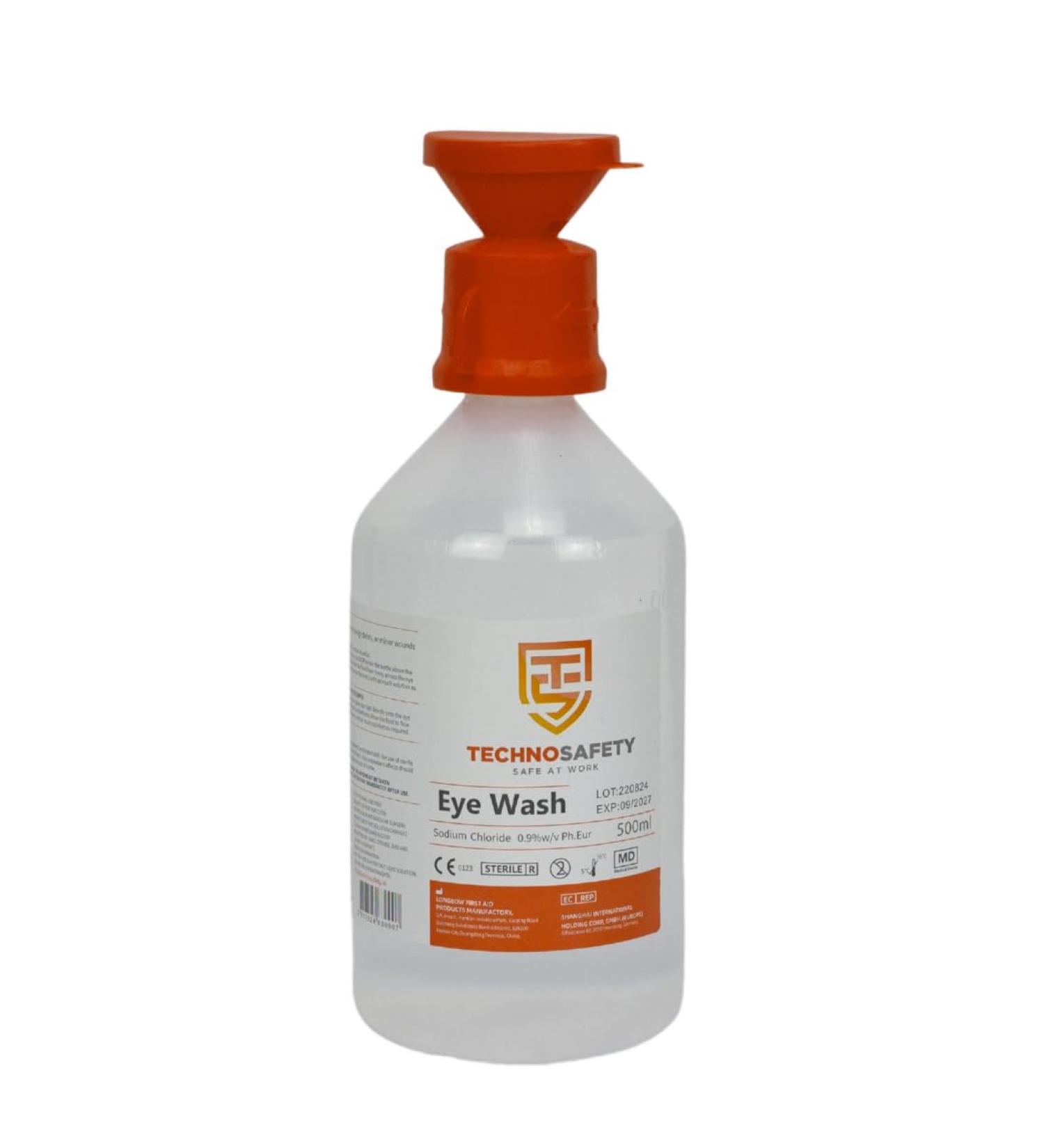 Eyewash bottle Eyewash 500 ml NaCl 09 Best before 122028 - Buy Online on GoSupps.com
