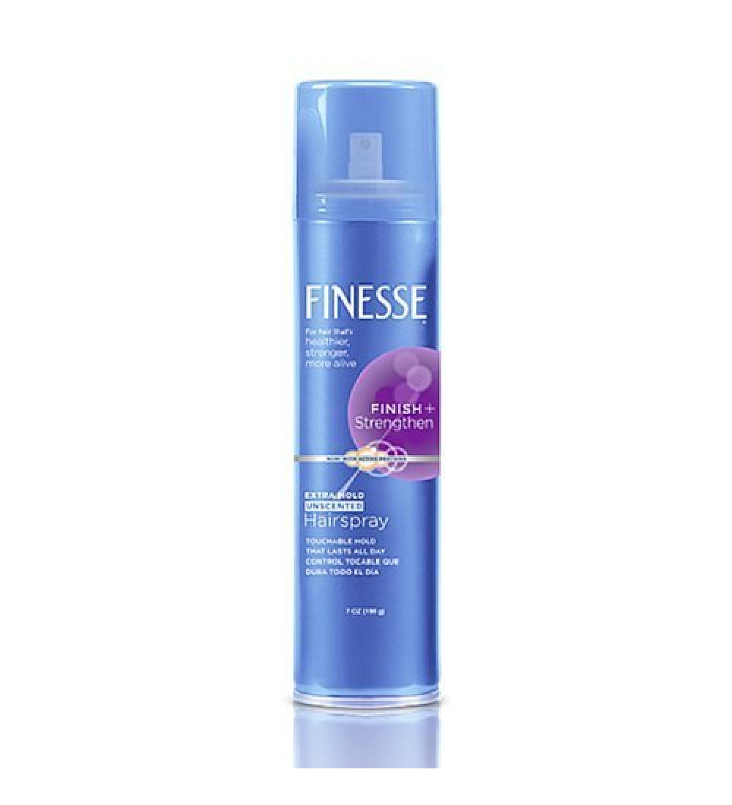 Finesse Extra Hold Unscented Aerosol Hairspray 7 oz (Pack of 6)