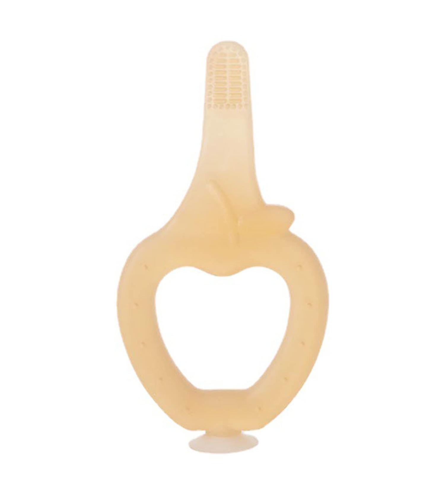 OUROBOT Baby Silicone Toothbrush - Infant Toddler Training Teether Toy - Buy Online on GoSupps.com