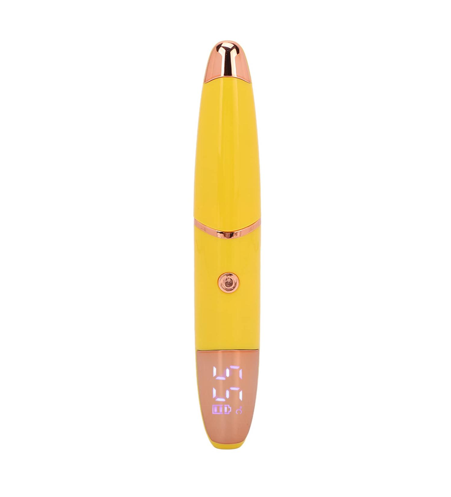 Qukaim Rechargeable Lash Curler Heated Eyelash Curler 4 Temperature Gears 360 Curling Styling Tool Yellow - Buy Online on GoSupps.com