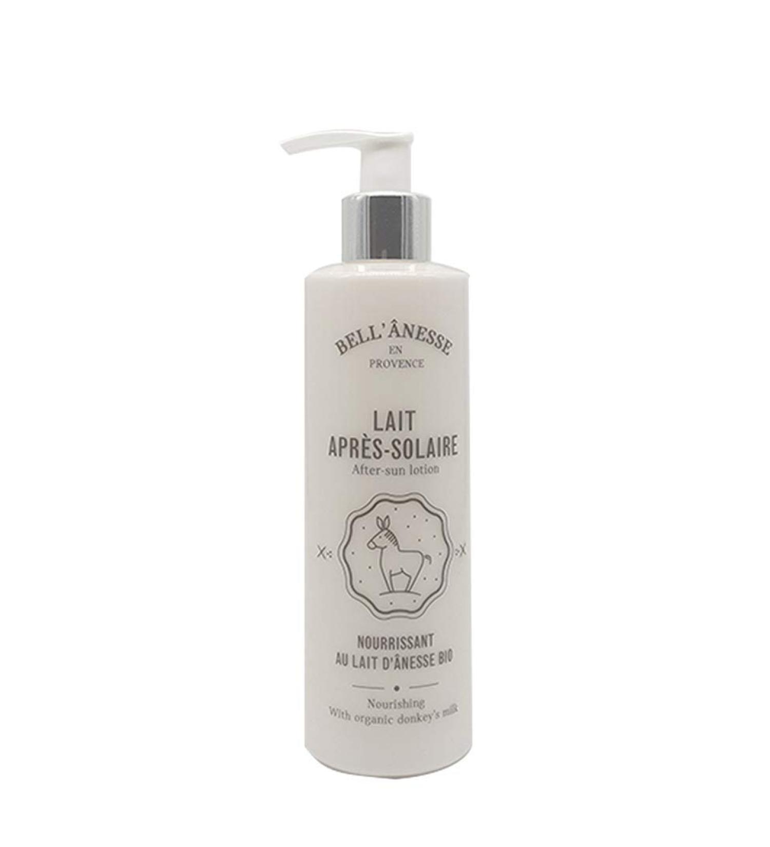 La Bell' Anesse Organic Donkey's Milk After-Sun Milk - Pack of 2 Bottles of 250 ml - Provence Nature Label