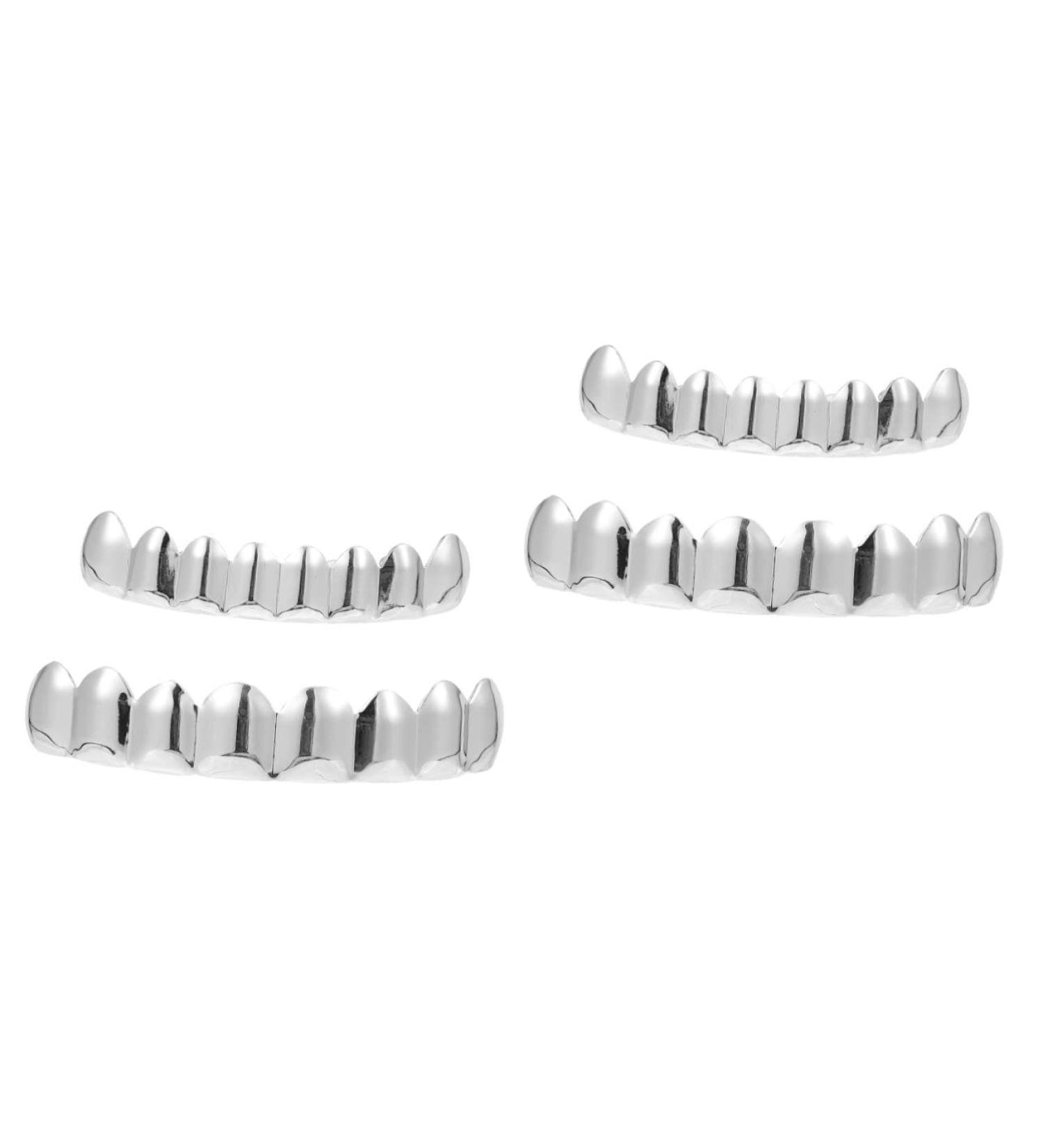 Vampire False Teeth Set | Diamond Grills & Accessories for Halloween | International Shipping - Buy Online on GoSupps.com