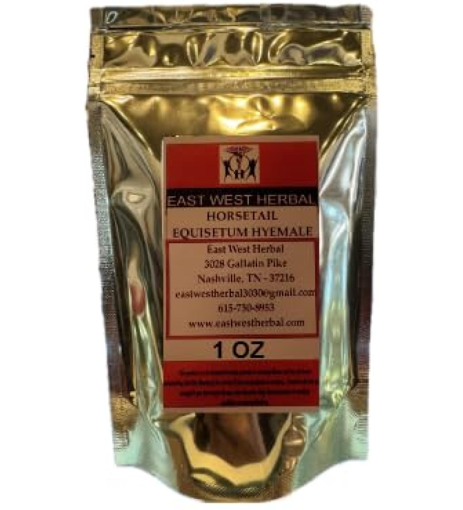 East West Herbal - Horsetail Powder Equisetum Hyemale Natural Shavegrass (1 OZ)