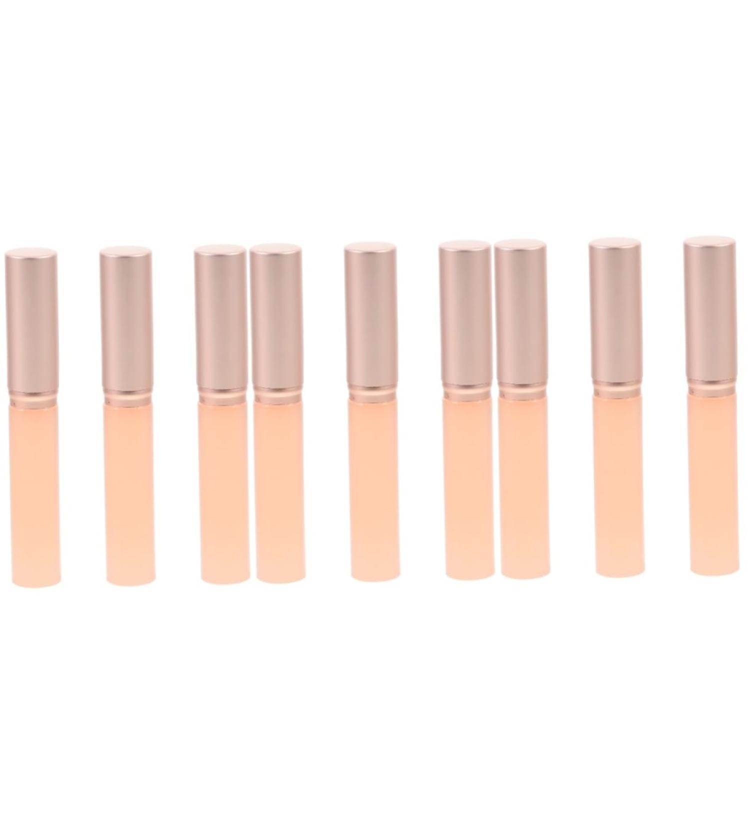 NOLITOY 9 Pcs Lip Brush Set - Lip Gloss Applicator Lipstick Wand & Concealer Brush - Pink Silicone Makeup Beauty Tools for Flawless Application - Buy Online on GoSupps.com