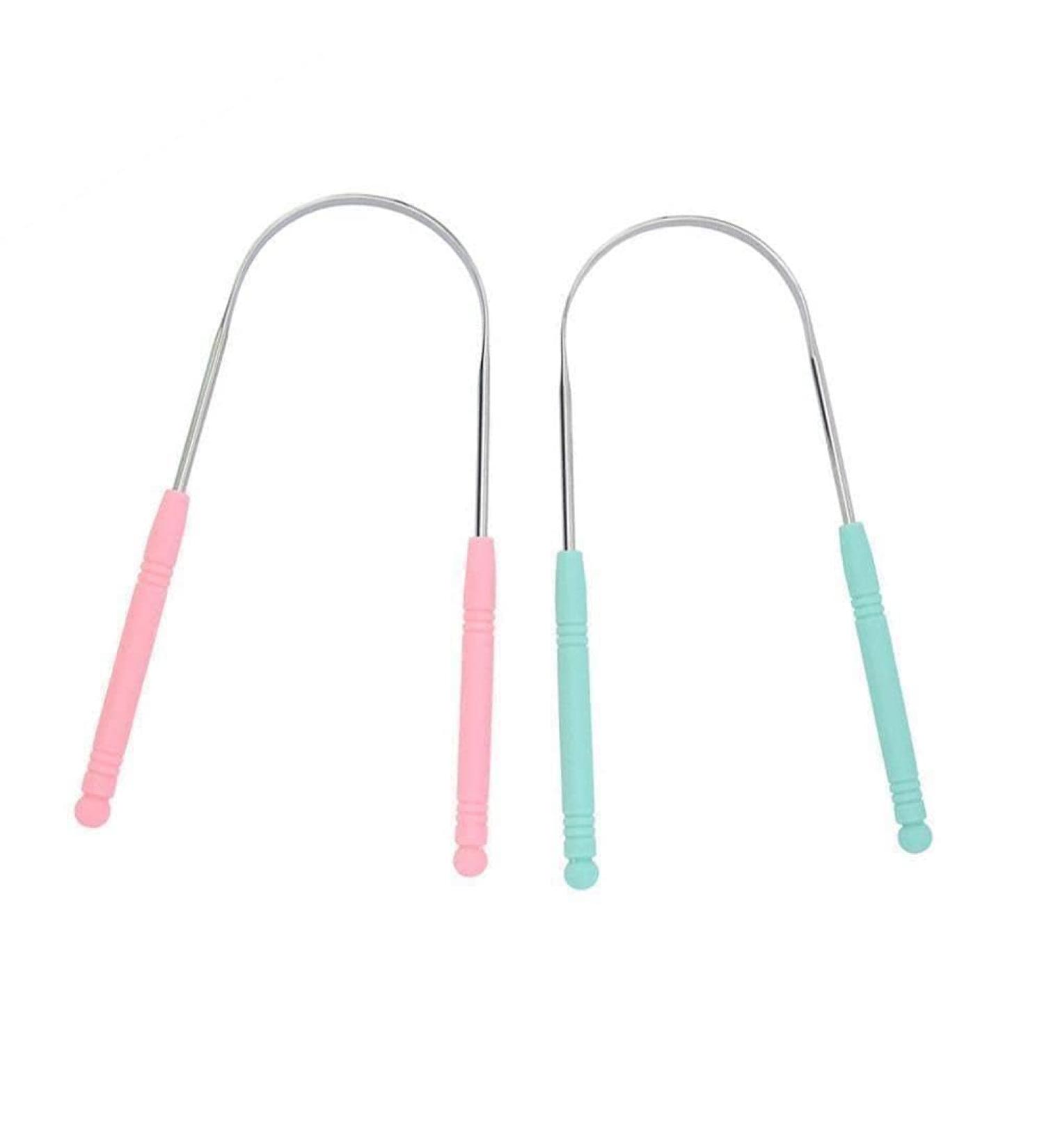 R0k0 Stainless Steel Tongue Scraper - High Hygiene Tongue Cleaner & Toothbrush for Optimal Oral Care - Buy Online on GoSupps.com