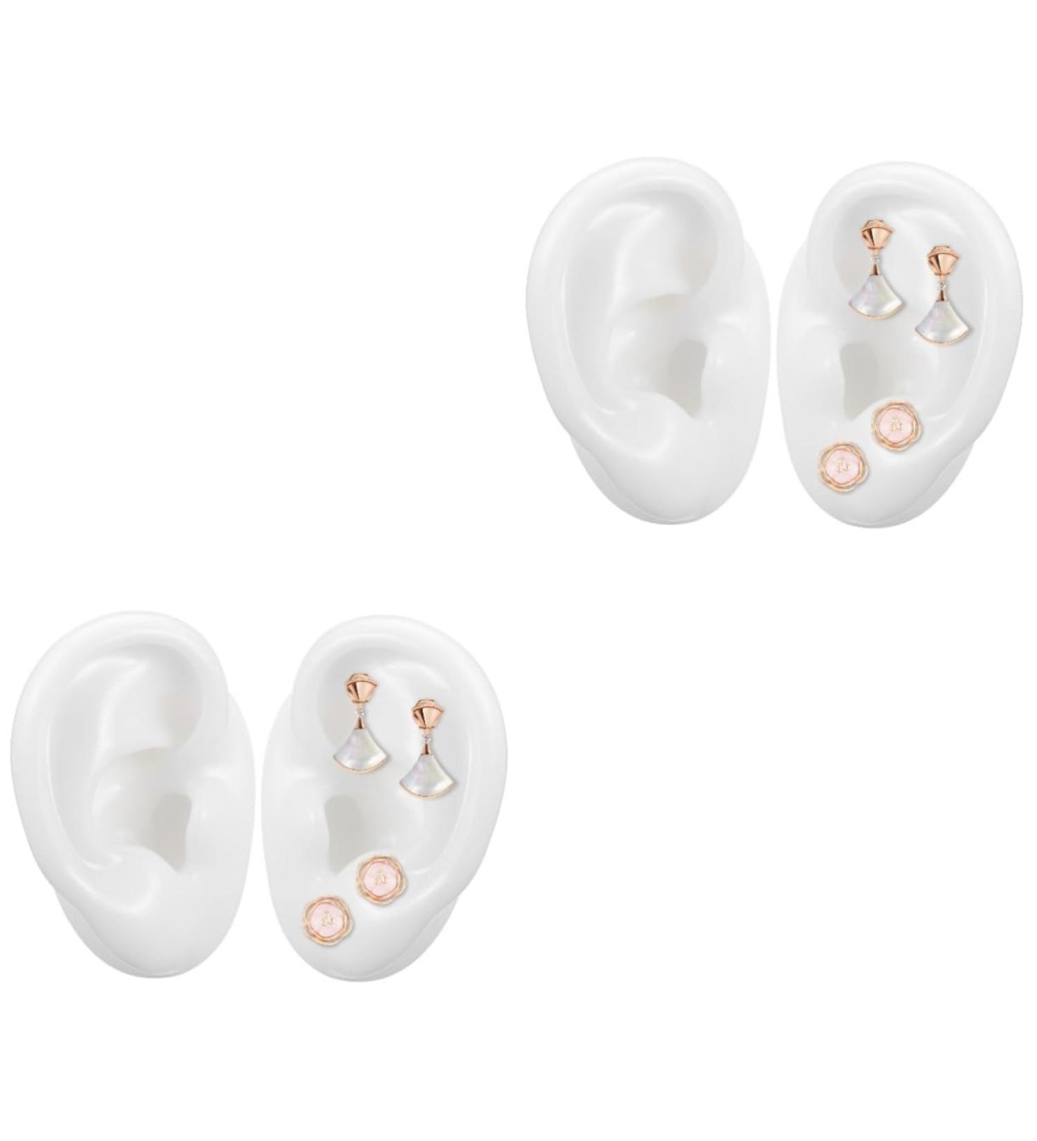 2 Pairs Artificial Silicone Ears - Realistic Ear Displays for Jewelry Earrings & Science Projects - Ideal for Kids & Crafts - Buy Online on GoSupps.com