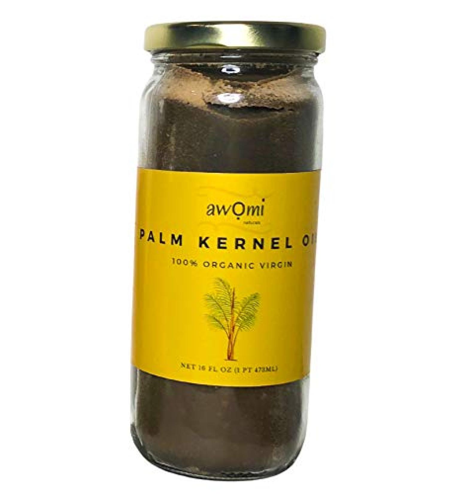 Raw Unfiltered Palm Kernel Oil (16 Oz)
