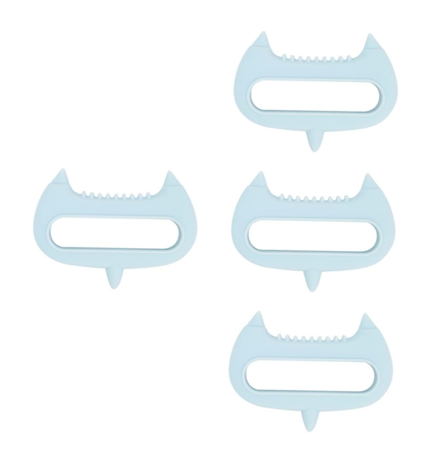 Beavorty 4pcs Acupuncture Massager Set - Comfortable Hand & Head Massage Tools Neck Massager Rollers & Exfoliating Brush Silicone Gel for Ultimate Relaxation - Buy Online on GoSupps.com