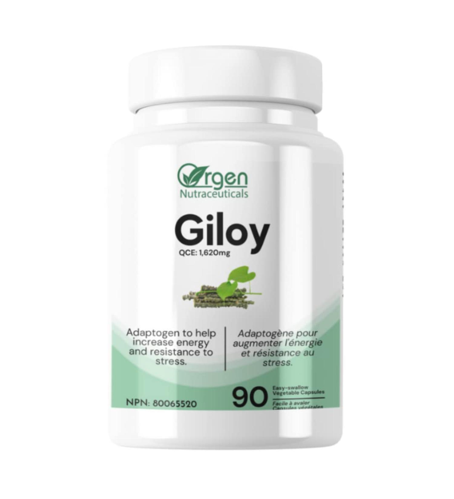 ORGEN GILOY 405 mg 4:1 QCE 1620 mg Extract I Increase Energy I Adaptogen I Resistance to stress - Buy Online on GoSupps.com