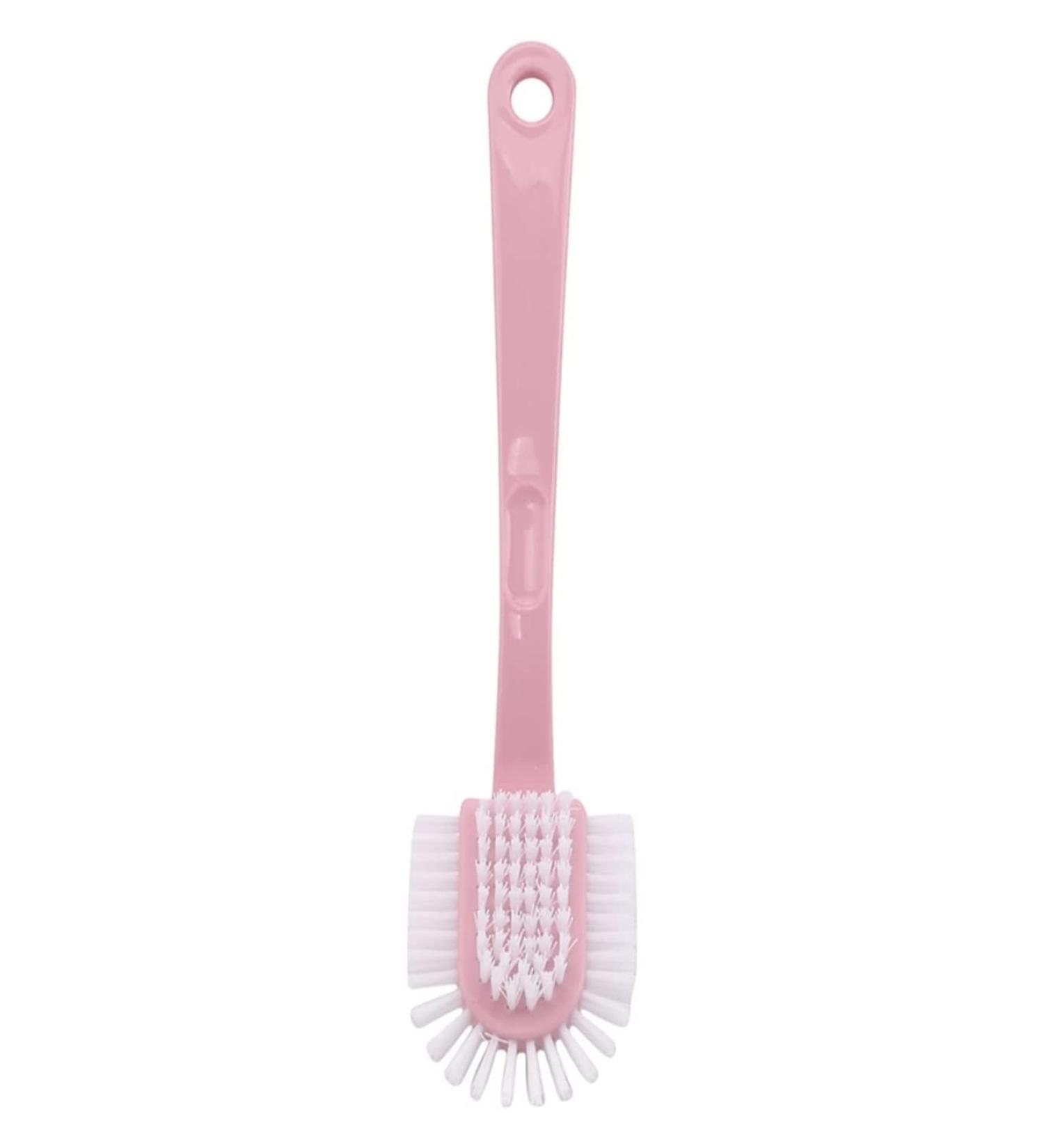 Home Shoes Brushes Multi Faceted Shoe Brush Long Handle Plastic Cleaner Brushes for Shoes Care Household Cleaning Tools 3 Colors Bathroom Tool Brush(Pink Color) - Buy Online on GoSupps.com