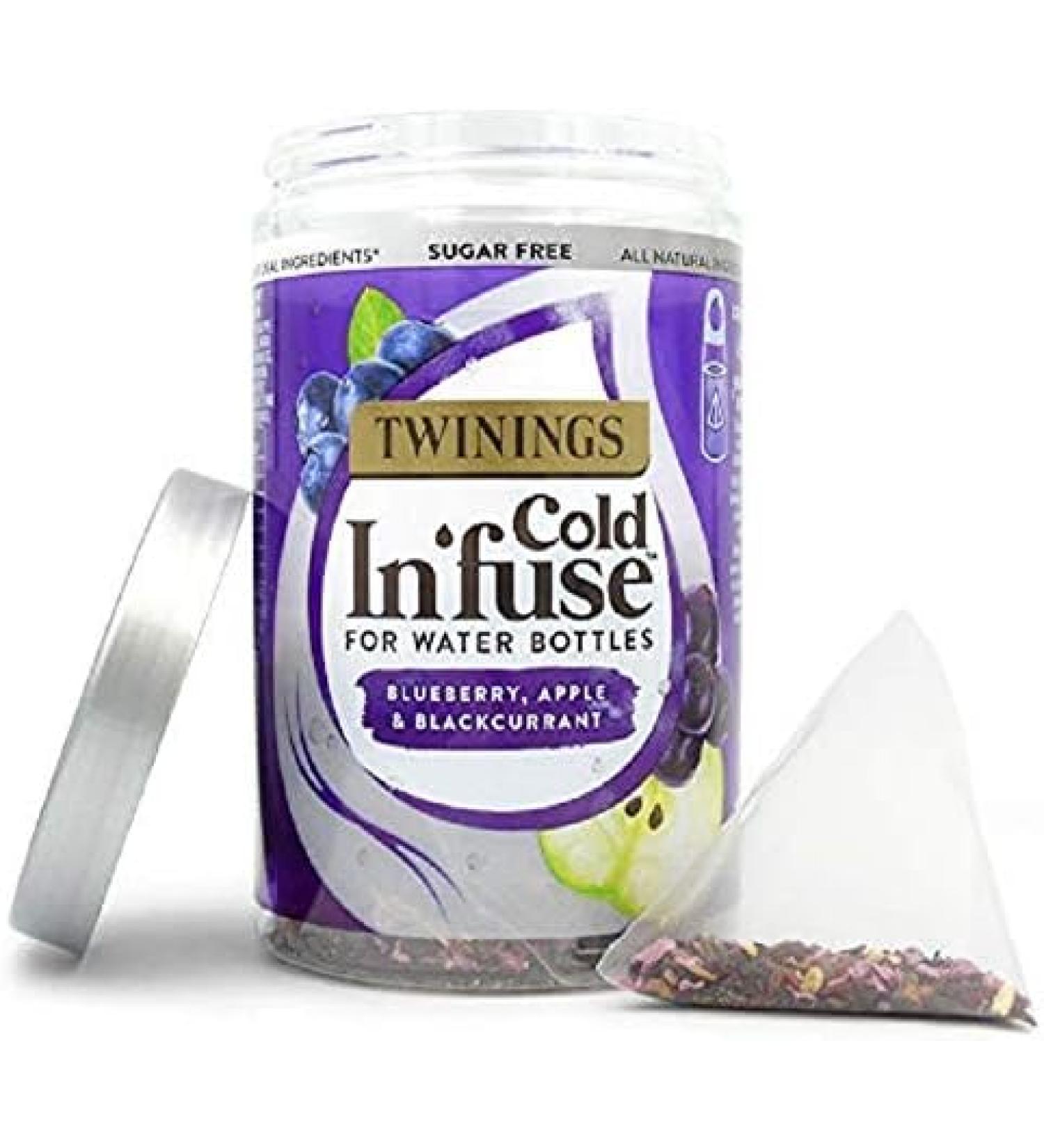 Twinings Cold In'fuse Blueberry, Blackcurrant & Raspberry 12 Infusers - Buy Online on GoSupps.com