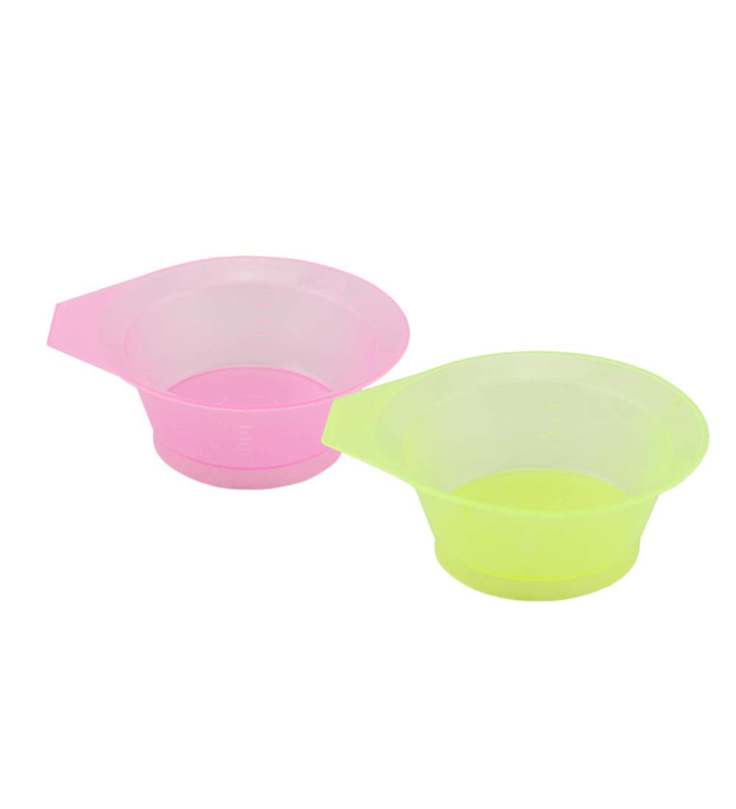 6 Colored Non-Slip Bowls with Handle for Hair Dye & Oil - Durable Pack of 6 for Easy Mixing - Buy Online on GoSupps.com