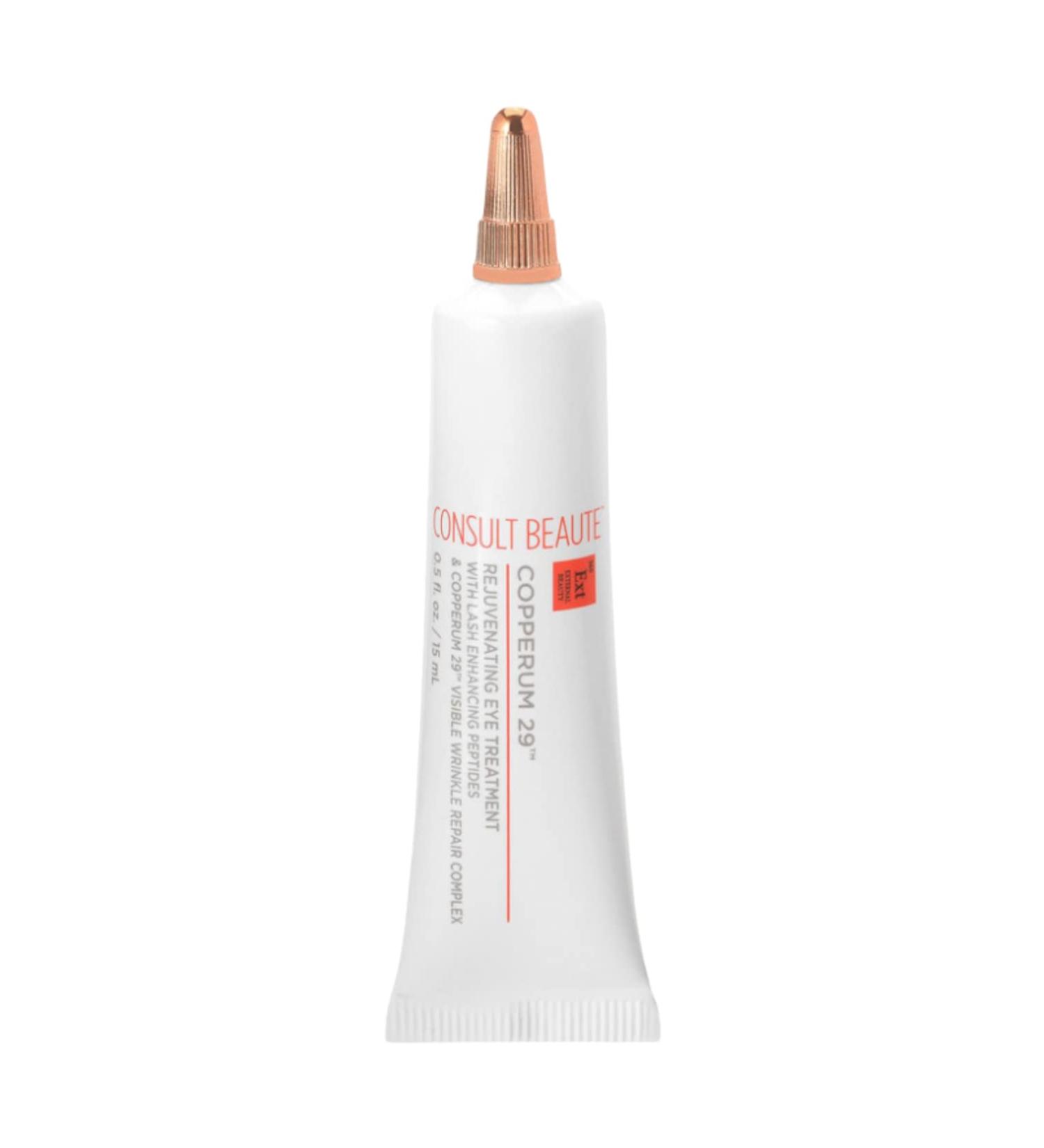 Consult Beaute Copperum 29 Rejuvenating Eye Treatment 0.5 oz | Copper Peptides Serum for Wrinkles, Dehydrated Skin & Lash Enhancement - Buy Online on GoSupps.com