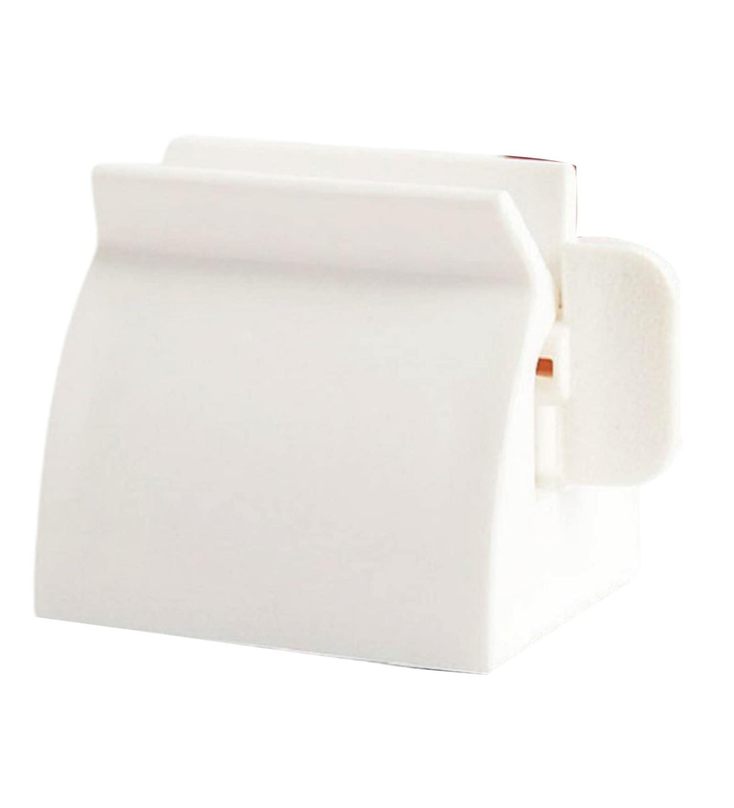Toothpaste Squeezer For Creative Manual Squeezing Gadget Bathroom Supplies For Women Men Makeup Tube Lotion Cream Rolling Toothpaste Dispenser White - Buy Online on GoSupps.com