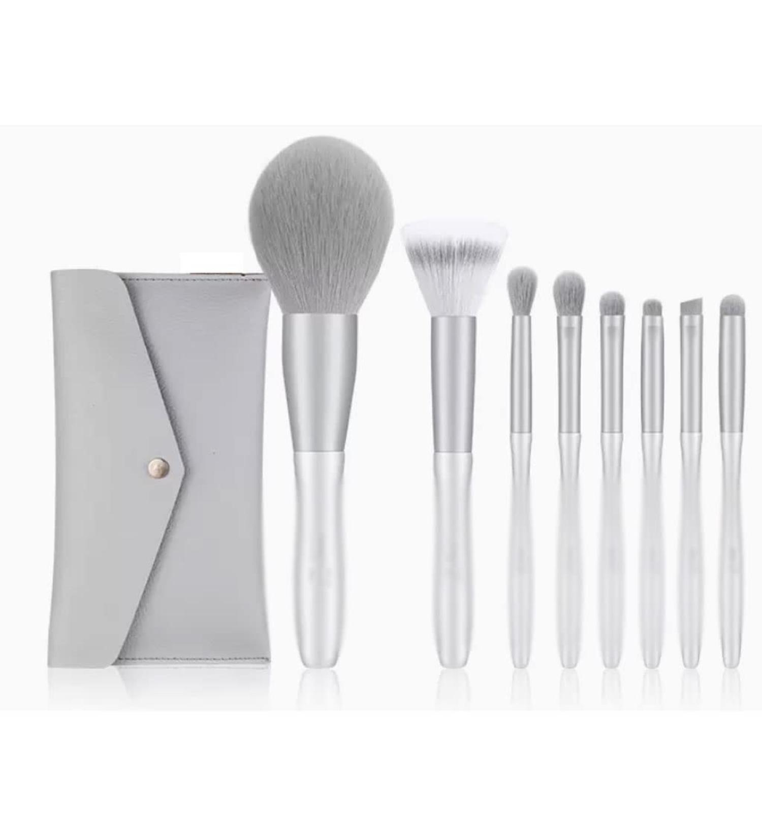 8-Piece Makeup Brush Set | Lip Eye Shadow Blush & Powder Brushes | Beauty Tools for Flawless Application - International Shipping Available - Buy Online on GoSupps.com