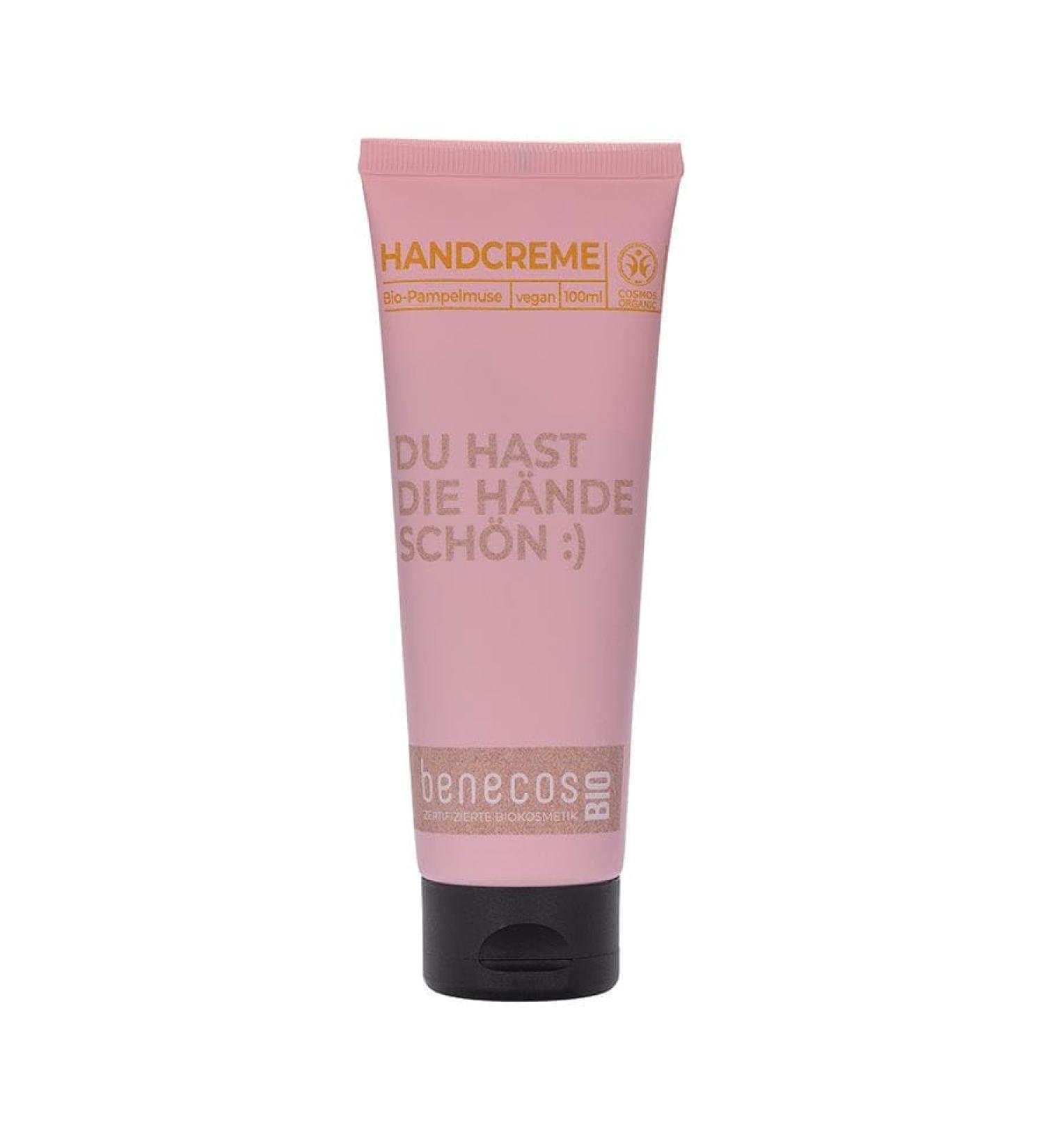 Buy BenecosBIO Organic Grapefruit Hand Cream - Vegan Eco-Friendly PCR Tube for Beautiful Hands - Buy Online on GoSupps.com