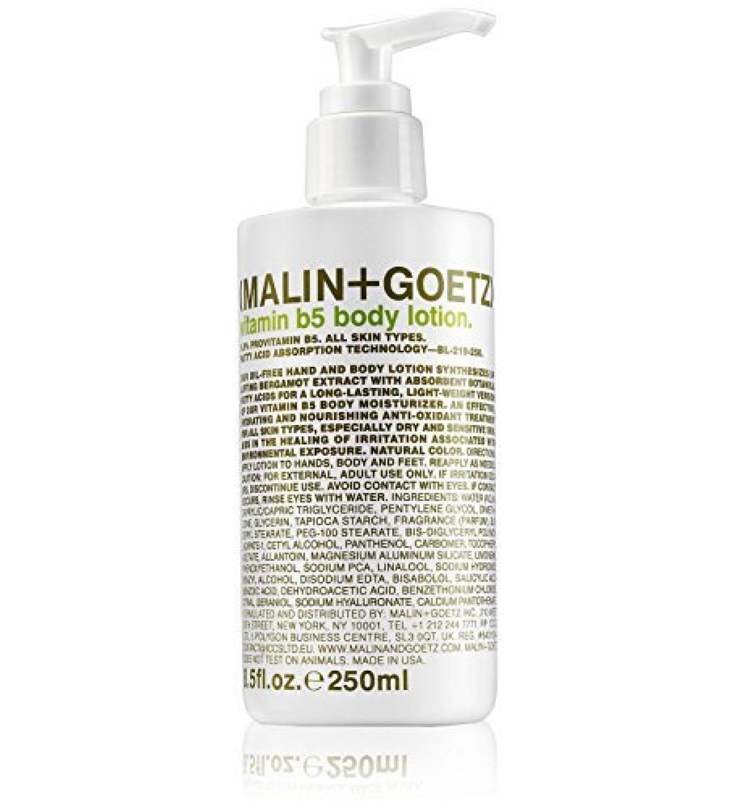 Malin + Goetz Vitamin B5 Body Lotion - Vegan & Cruelty-Free 8.5 Fl Oz - Healing Formula for All Skin Types - Unisex Body Moisturizer - Buy Online on GoSupps.com