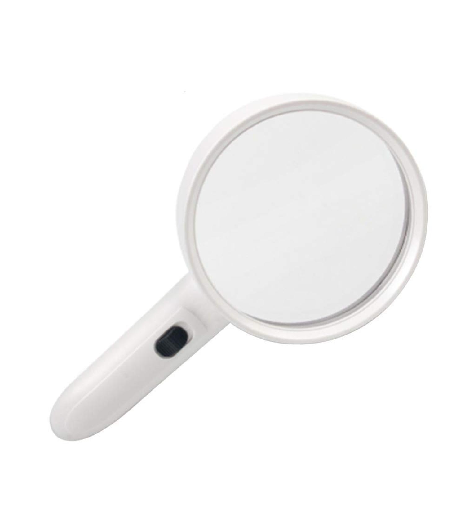 Led Magnifiers Handheld 10x Old Man Reading Magnifying Glass with Uv Light Electronic Repair Stamp Identification Magnifying Mirror Good Times - Buy Online on GoSupps.com