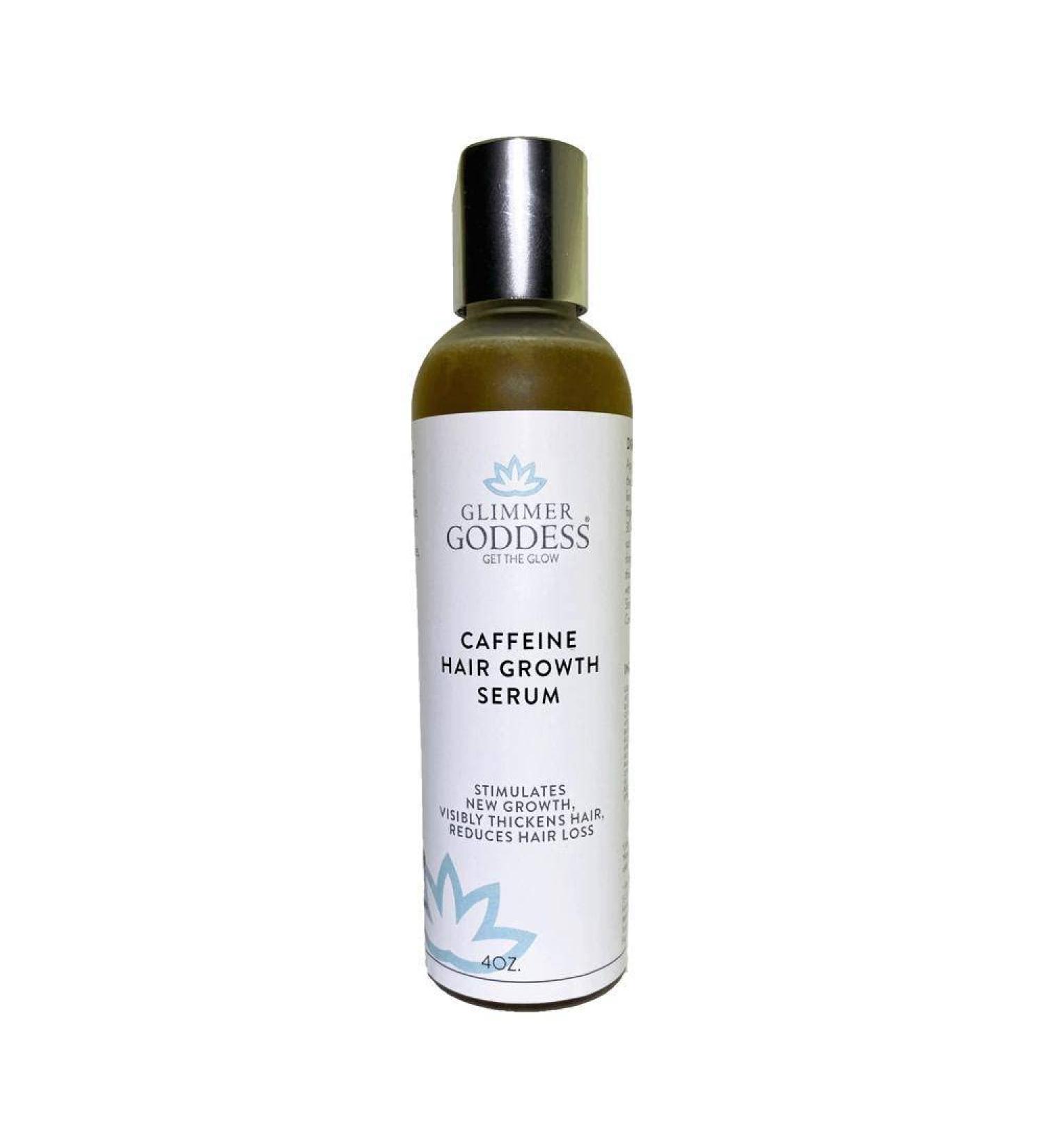 Glimmer Goddess Organic Caffeine Hair Loss Serum | Stimulate Hair Growth & Reduce Shedding - Buy Online on GoSupps.com
