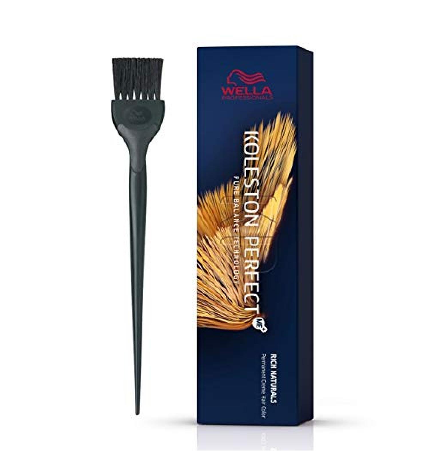 Wella Koleston Perfect Me+ Rich Naturals 7/17 Medium Ash Brunette Blonde 60ml and Color Brush