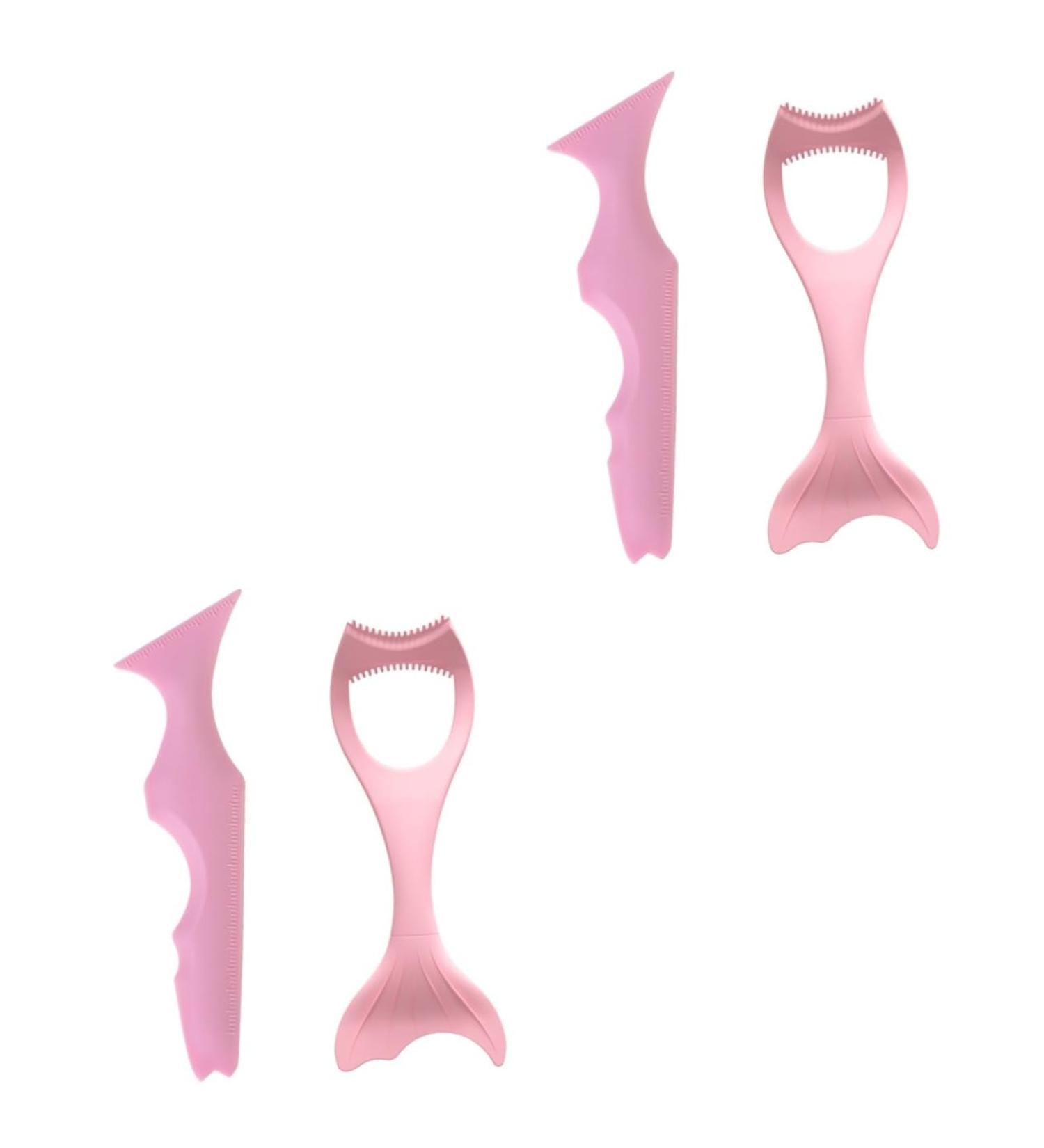 Beavorty 4 Pcs Eyeliner Eyeshadow Lash Kit Makeup Applicator Silicone Mascara Applicator Eye Protection Stamp - Buy Online on GoSupps.com