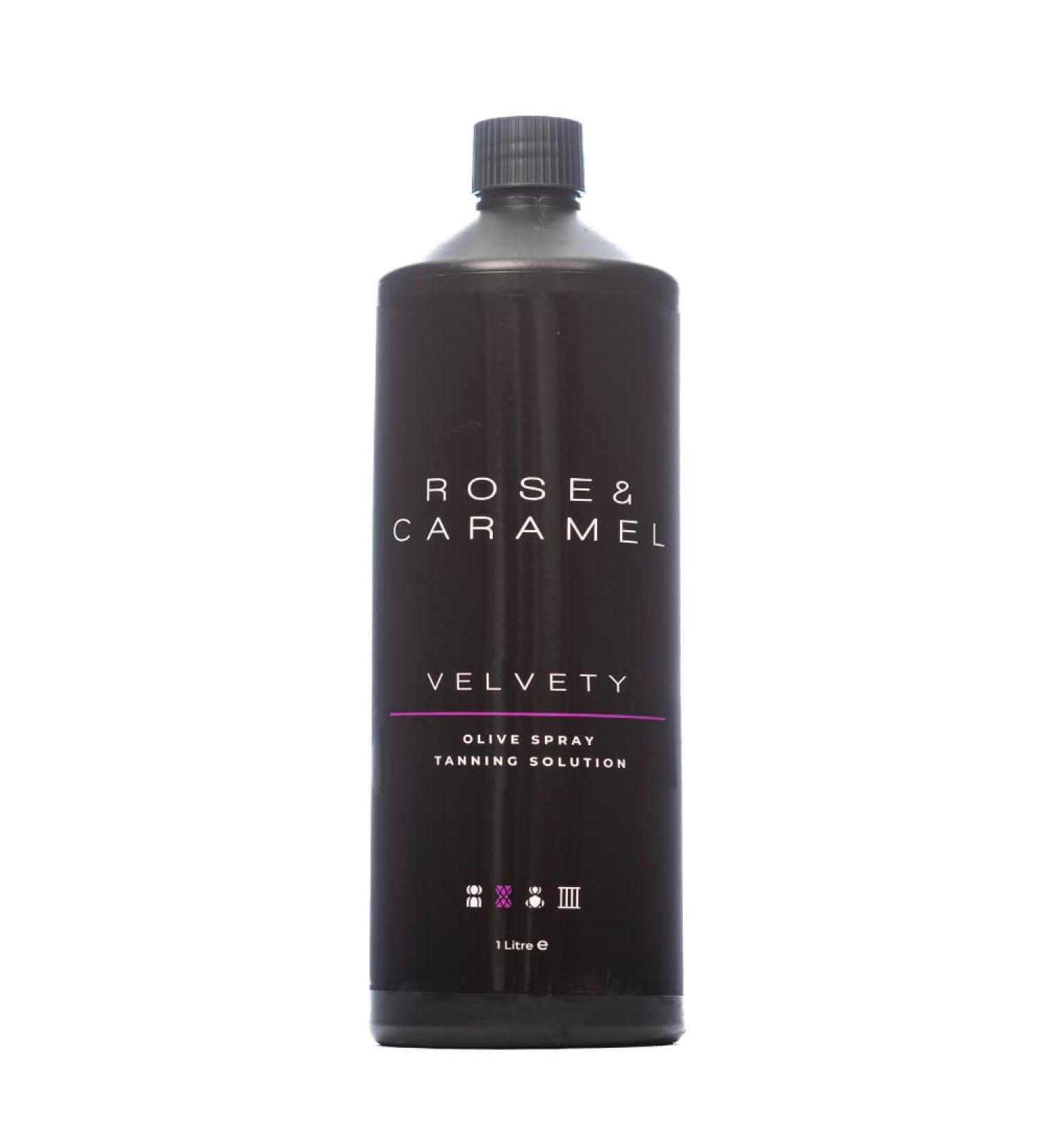 Rose & Caramel Spray professionnel 1 litre pour bronzage base de cr me bronzante fonc e