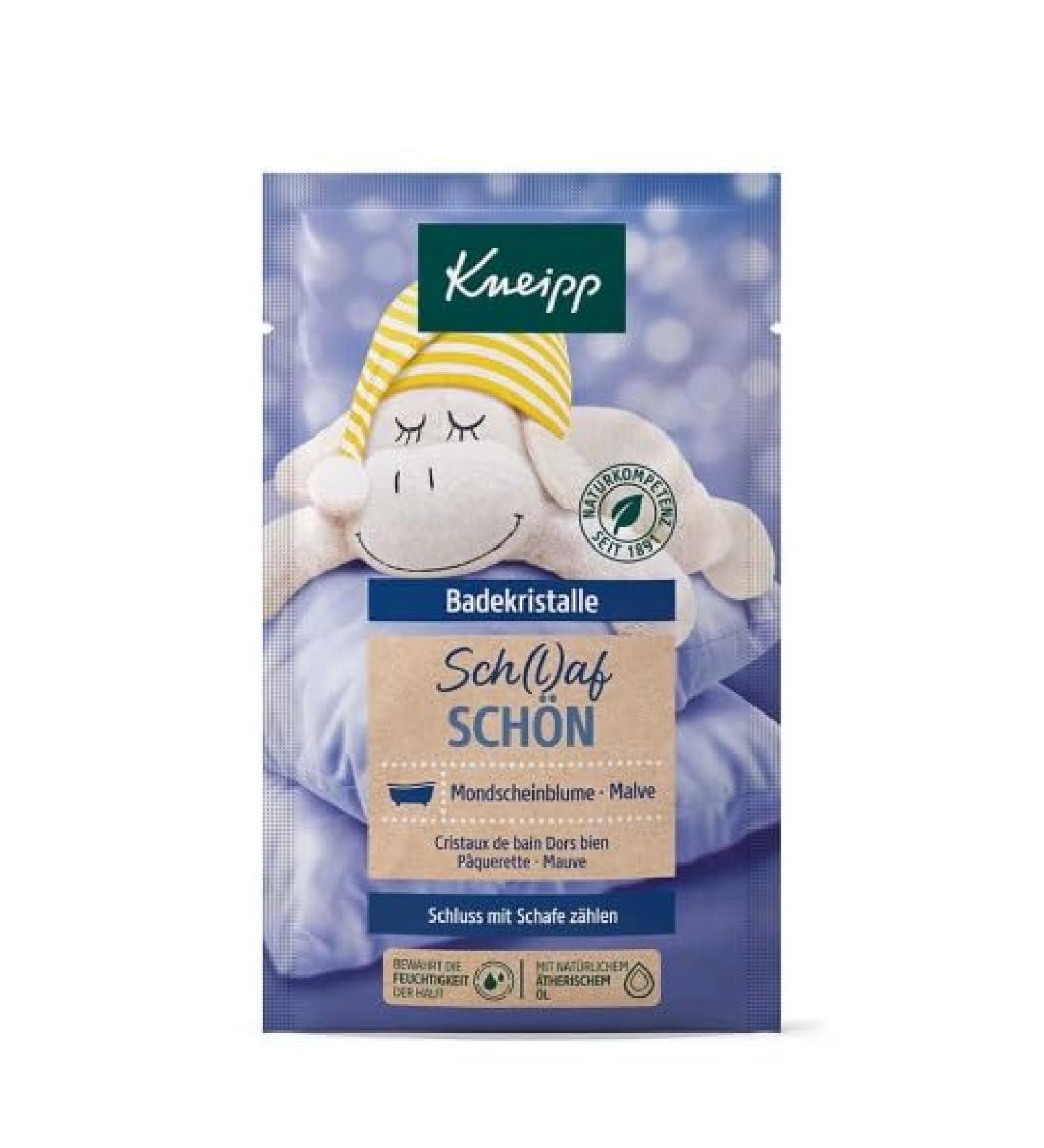 KNEIPP BATH CRYSTALS Sleep Beautiful moonlight flower & mallow 12 x 60 g - Buy Online on GoSupps.com