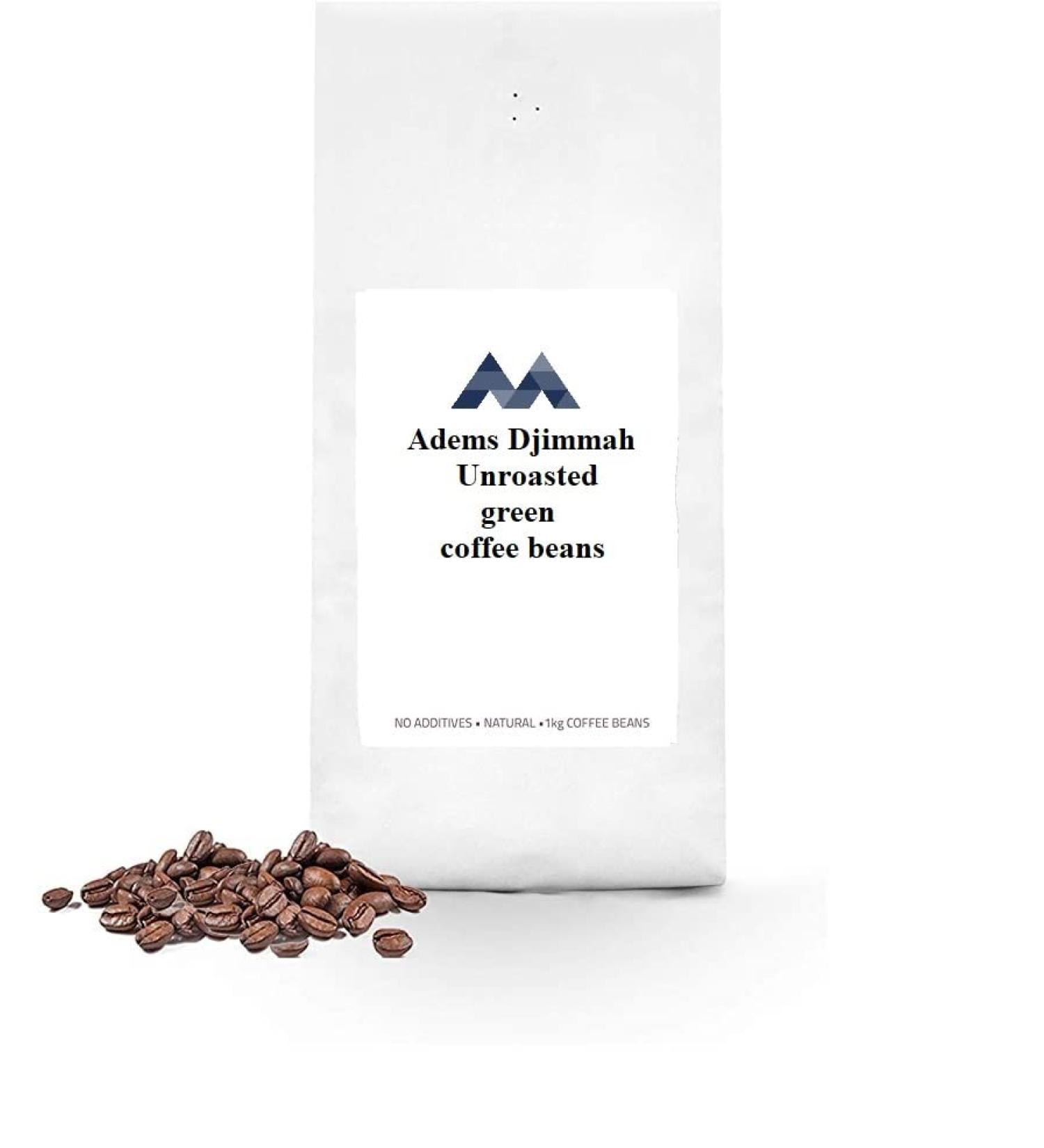 Djimmah Ethiopian Green Coffee Beans 1 kg - Premium Unroasted Beans for Home & Business Roasting - Buy Online on GoSupps.com