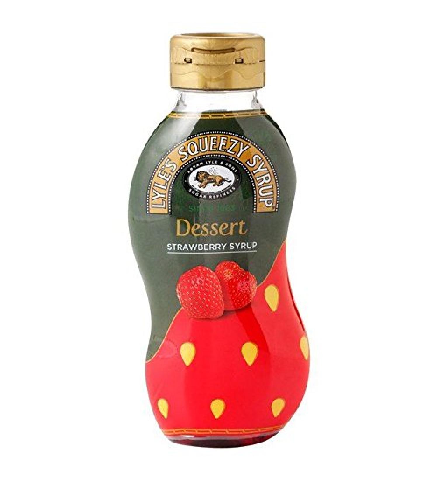 Lyle's Squeezy Strawberry Syrup - 325g