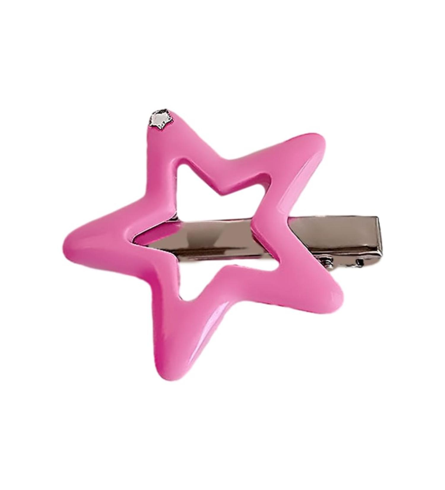 AJTUTUS Fashion Hollow Five-Pointed Star Hairpins Hair Duckbill Clip Sweet Hair Barrettes Sweet Hair Accessory Party Jewelry - Buy Online on GoSupps.com