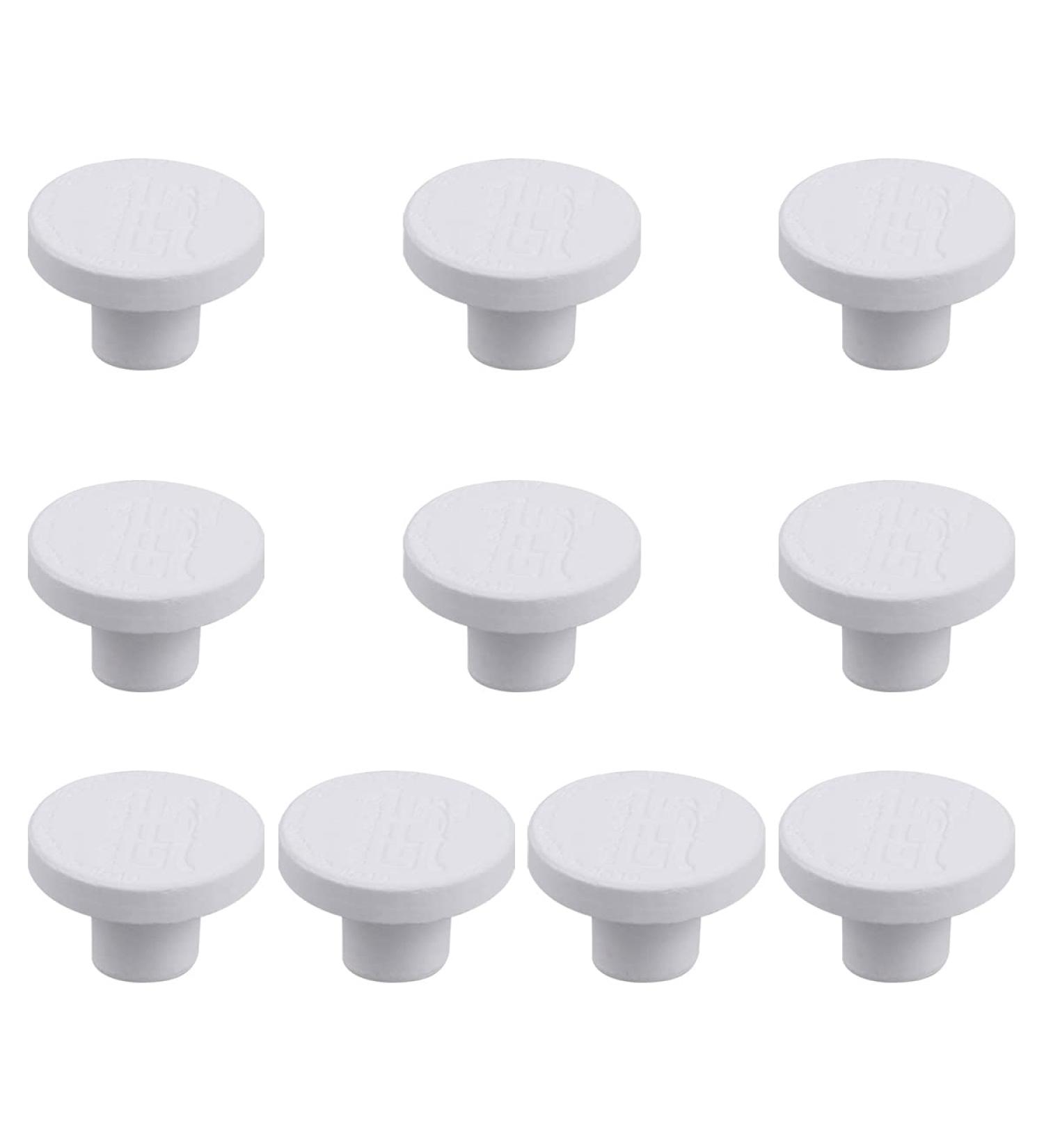 VILLCASE 10pcs Coral Frag Plug - Acrylic Aquarium Coral Rack Holder Base & Stand | White Aquarium Accessories - Buy Online on GoSupps.com