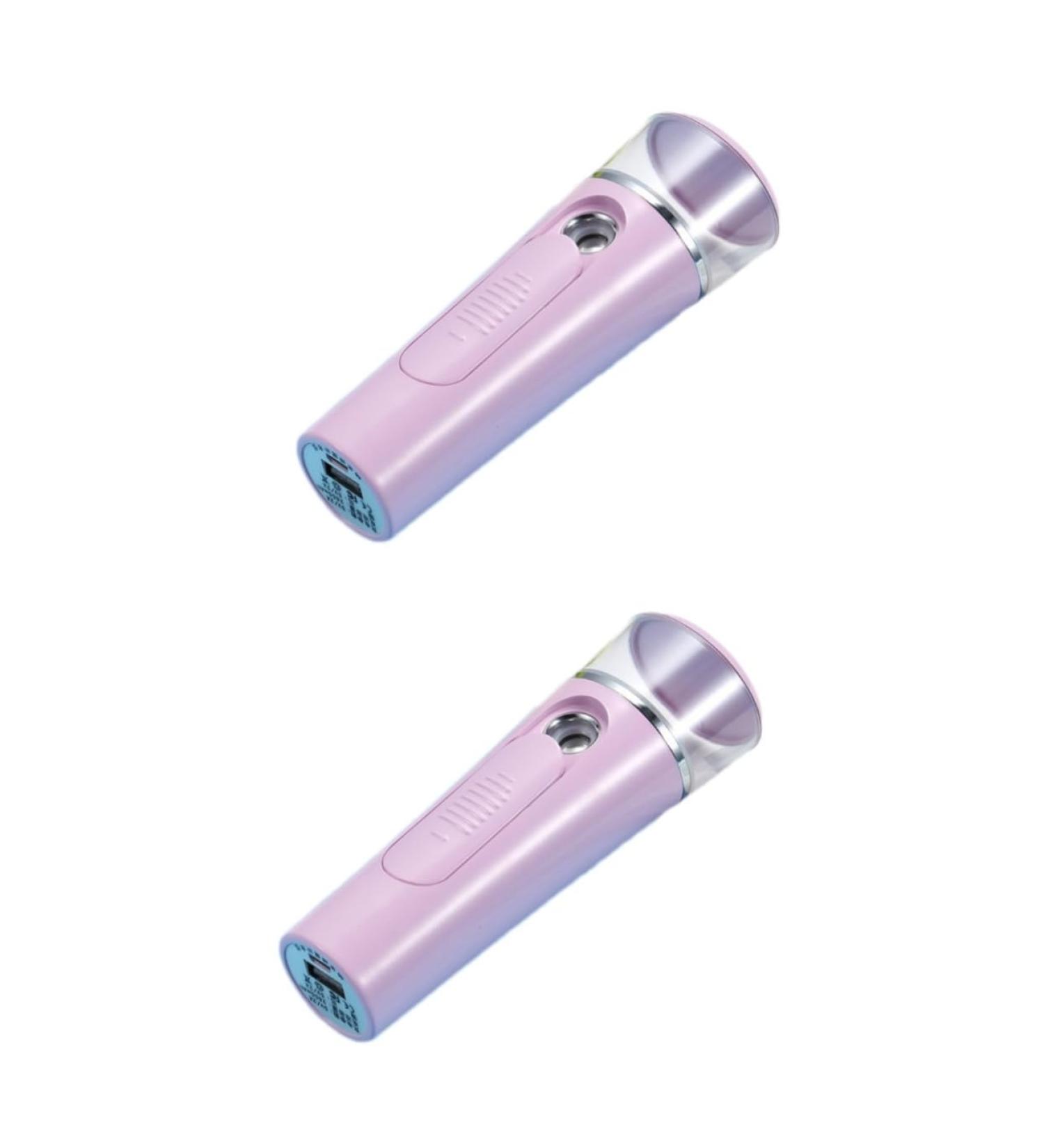 FOMIYES 2pcs Hydrating Steamer Cool Mist Cool Mist Sprayer Nano Mist Sprayer Face Sprayer Mini Face Steamer mediumx2pcs Pinkx2pcs - Buy Online on GoSupps.com