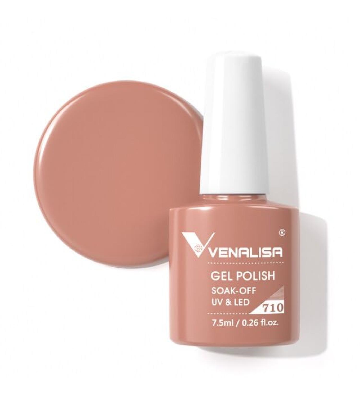 VIP4 7.5ml Gel Nail Polish Hema Free Full Coverage Beautiful Semi Permanent Soak Off UV LED Gel Nail Polish Gel Lacquer - (Color: 710) - Buy Online on GoSupps.com