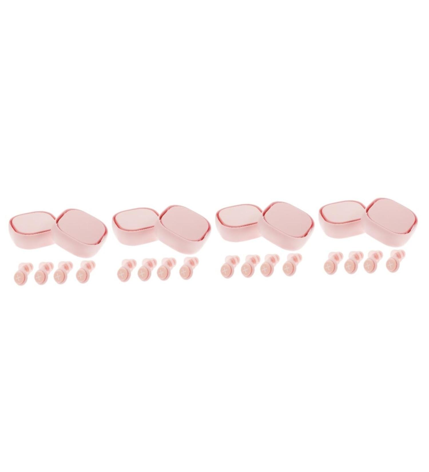 FOMIYES 8 Sets Noise Cancelling Earplugs for Girls - Soundproof Earbuds with Nano Ear Hook - Invisible Pink Travel Earplugs - Buy Online on GoSupps.com