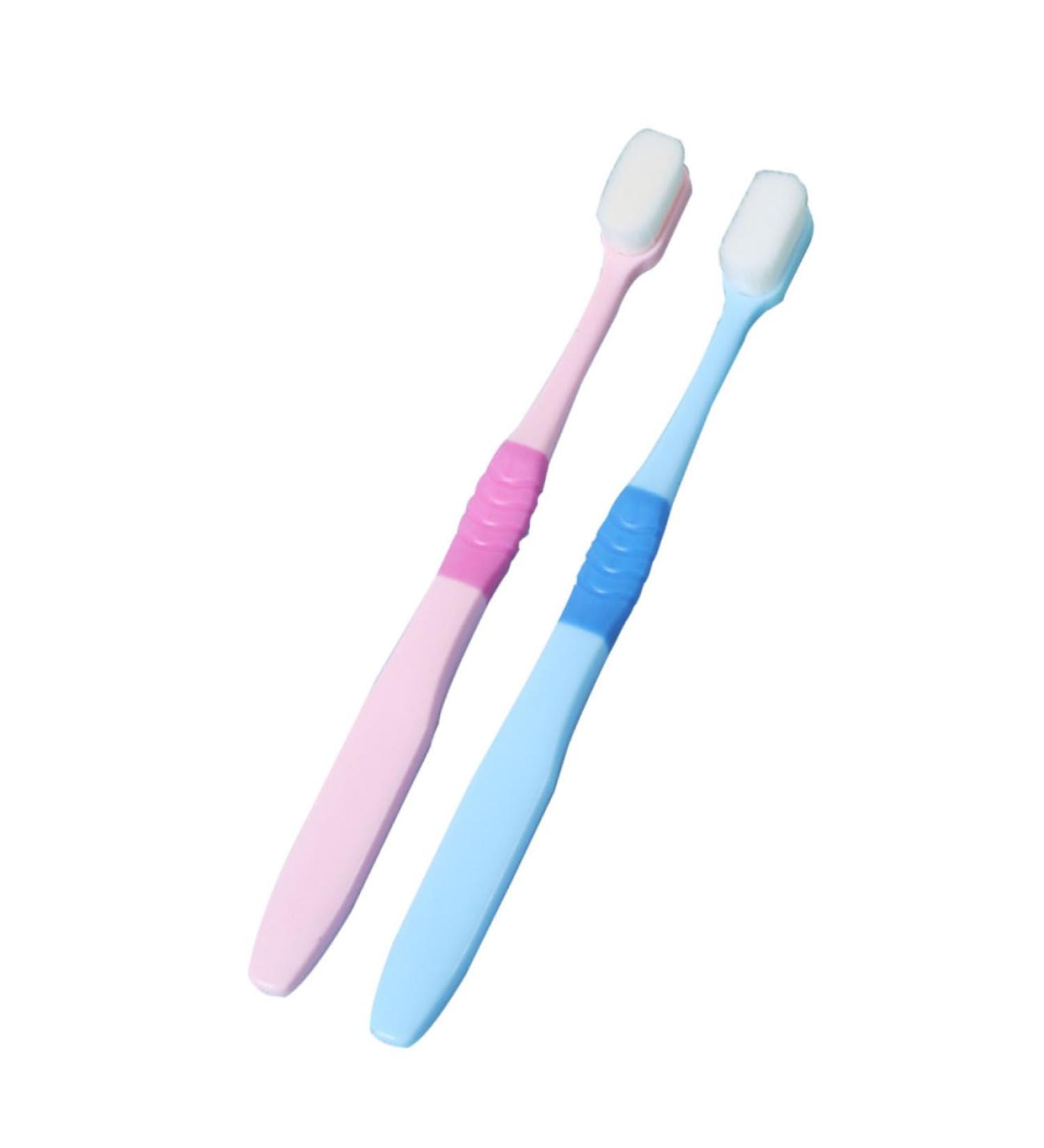 Healeved Portable Toothbrush Set for Ladies - 2 Pcs Small Brush Head - Perfect for Travel & International Shipping - Buy Online on GoSupps.com