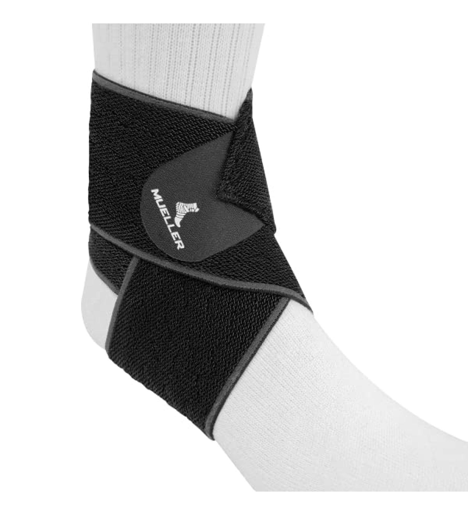 Mueller Easy Grip Adjustable Ankle Wrap for Foot & Heel Protection - Unisex, One Size - Buy Online on GoSupps.com