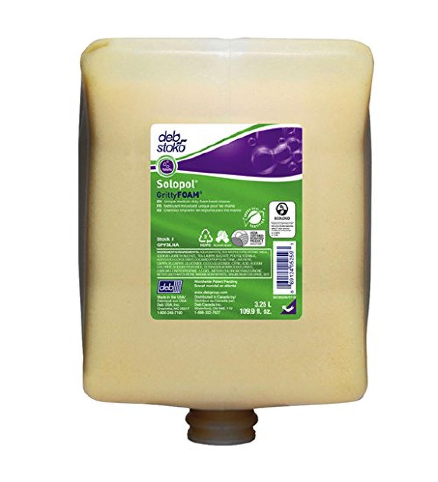 Deb Group Foam Heavy Duty Soap Solopol GFX GrittyFOAM GPF3LNA 3.25 Liter Refill Cartridge