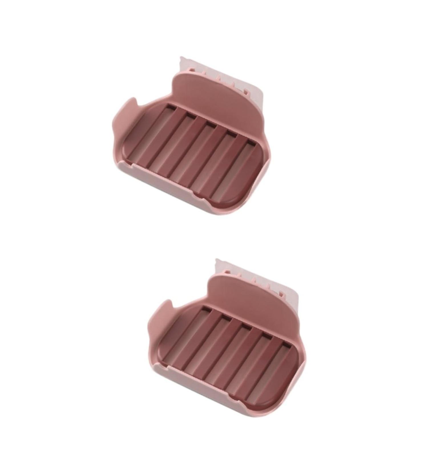 Ciieeo 4 Pcs Soap Draining Holder Punch Free Soap Dish Shopping Basket Soap Dish Holder Soap Holder Chinese Liquor Soap Rack No Punching Soap Stand Decanter Suction Wall Drain Rack Red - Buy Online on GoSupps.com