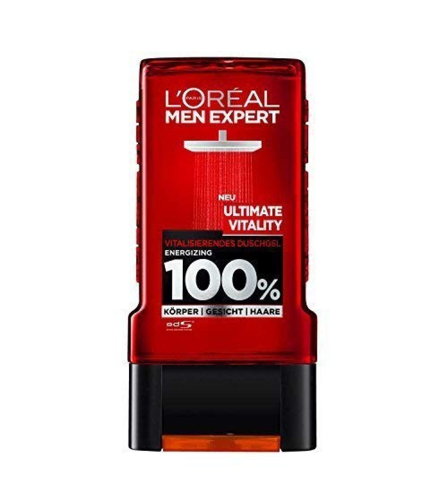 L'Or al Paris L'Oreal Men Expert Douche Ultimate Vitality 6 Pack (6 X 300ml)