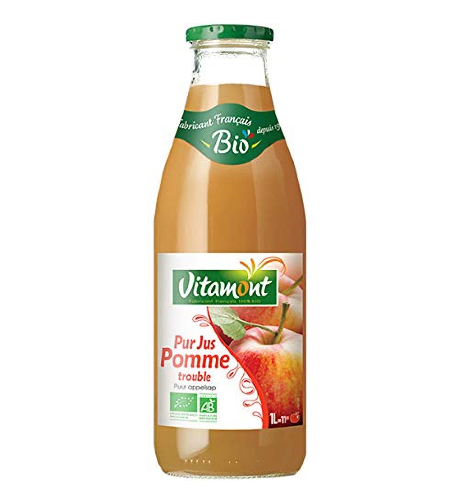 Vitamont - Pure Organic Apple Juice 1L - Sold per unit - Buy Online on GoSupps.com