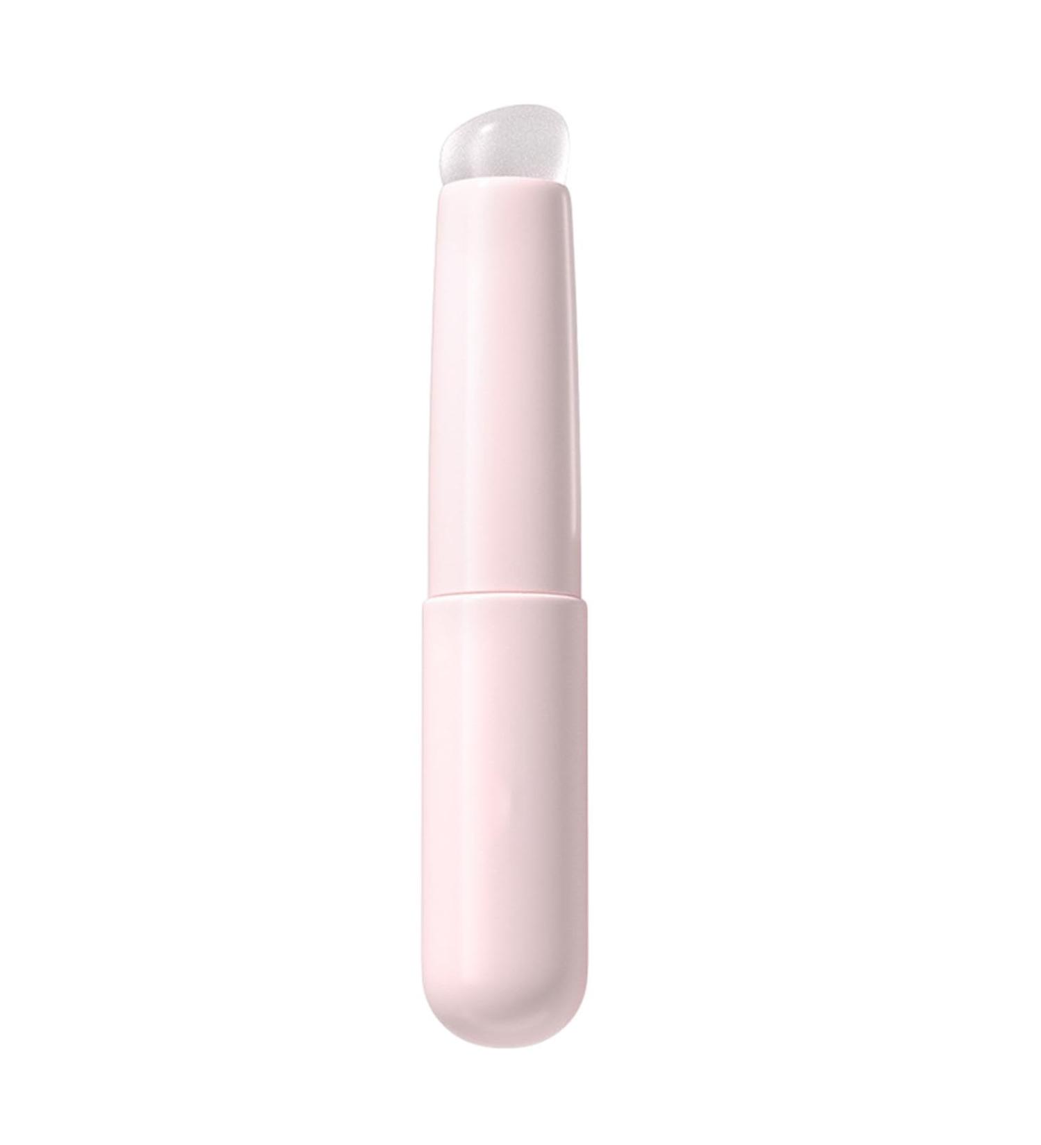 Silicone Lip Brush - Angled Silicone Lipstick Brush with Round Head Reusable Multifunctional Lip Brush Applicator for Lipstick Lip Balm Lip Gloss and Plumper pink - Buy Online on GoSupps.com