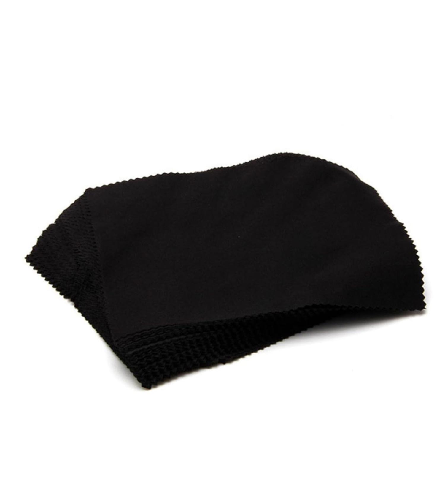 FOMIYES 100pcs Black Glasses Cleaning Cloth - 15x15cm Lens Clean Cloth for Smudge-Free Vision - Buy Online on GoSupps.com