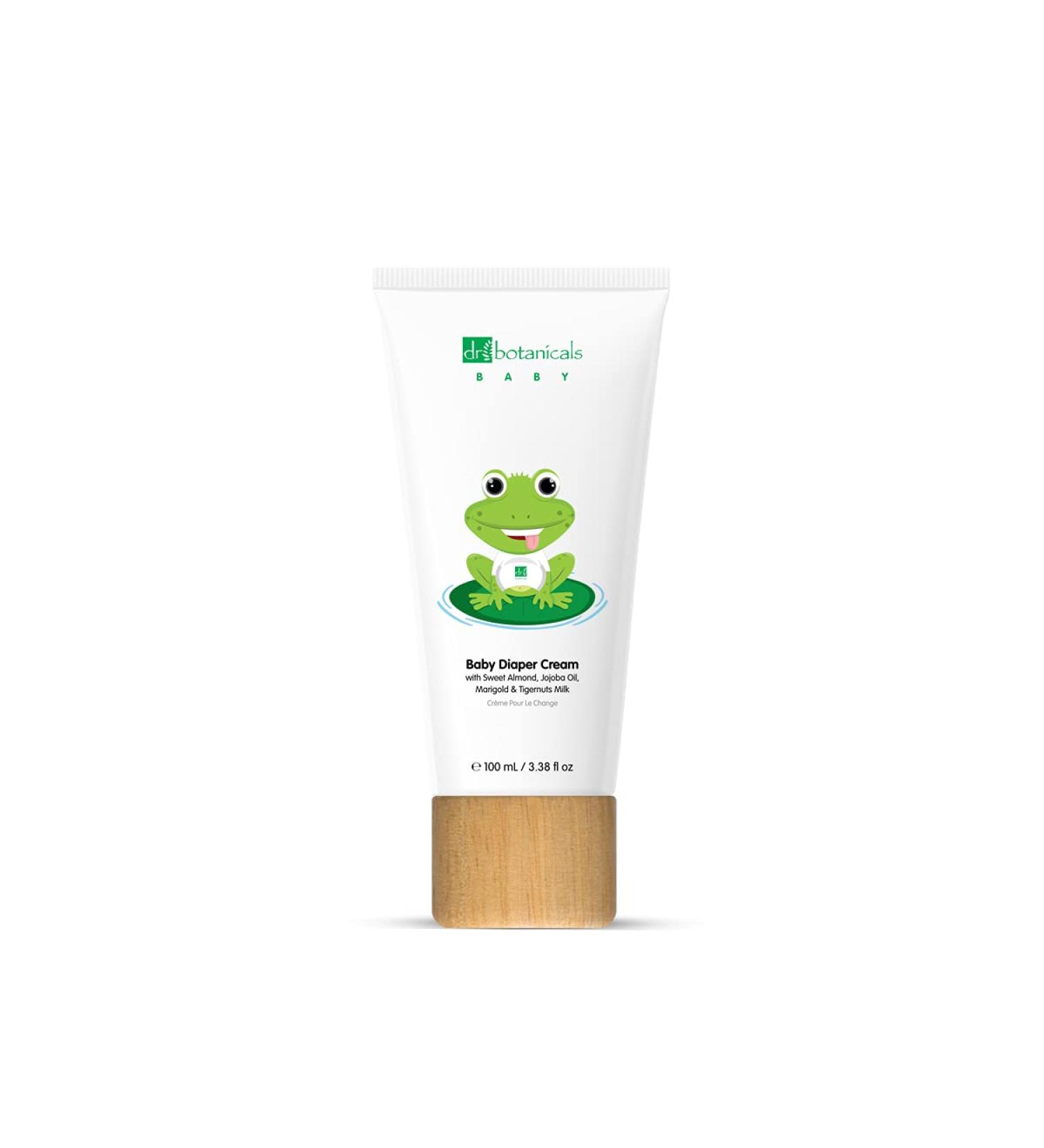 Dr Botanicals Baby Diaper Cream with Sweet Almond, Jojoba Oil, Marigold & Tigernuts Milk - Natural, Vegan & Dermatologically Tested - 3.38 Fl Oz - Buy Online on GoSupps.com
