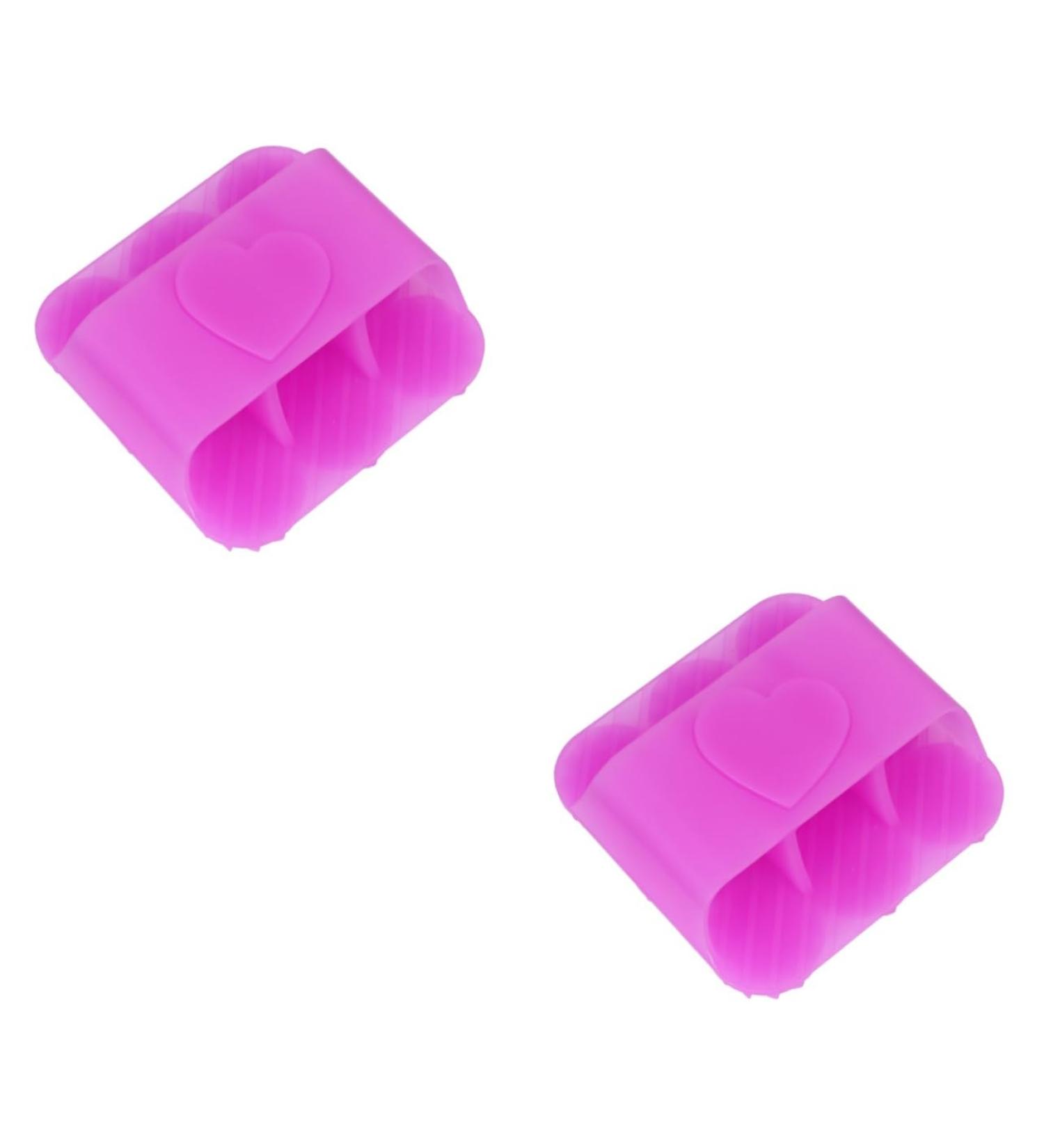 Healeved 2pcs Hair Scrubber & Shampoo Brush Set - Purple Cleaning & Massage Brush for Bath - Best for Gentle Scalp Care - Buy Online on GoSupps.com