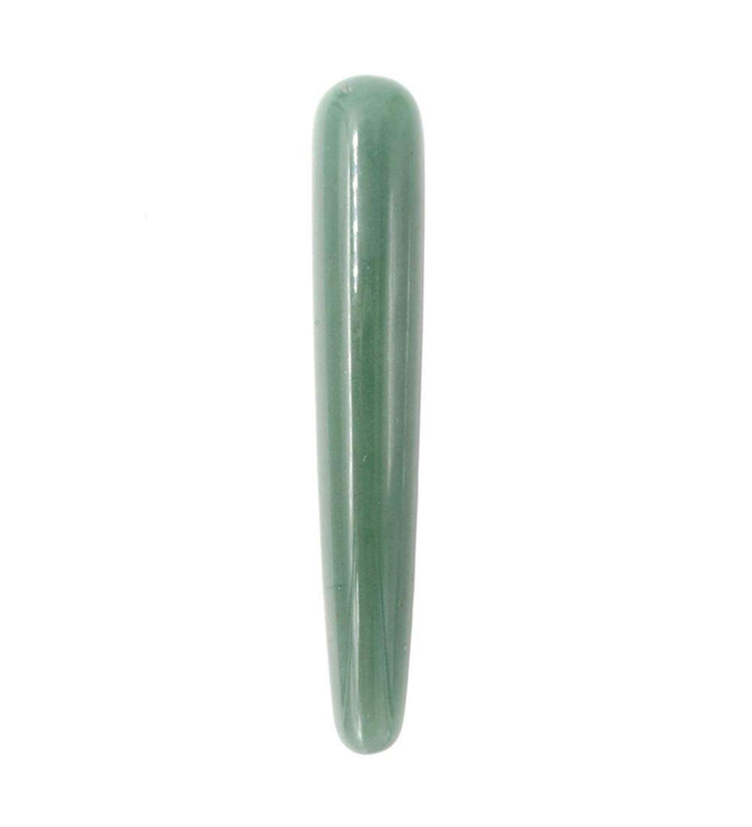 Jade Massage Stick & Facial Roller - Trigger Point Guasha Massager for Relaxation (Green) | International Shipping Available - Buy Online on GoSupps.com