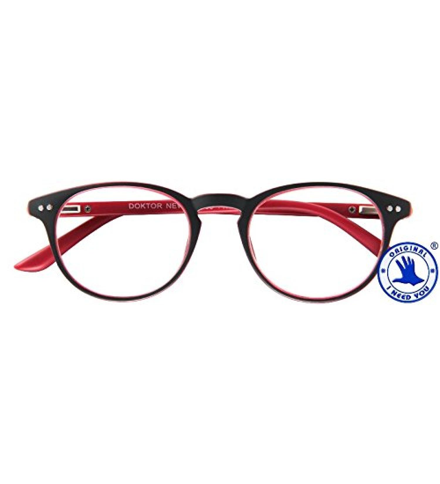 I NEED YOU Doctor New M5 Red Reading Glasses +2.5 for Her & Him | Stylish Ready-Made Eyewear with Case - International Shipping Available - Buy Online on GoSupps.com
