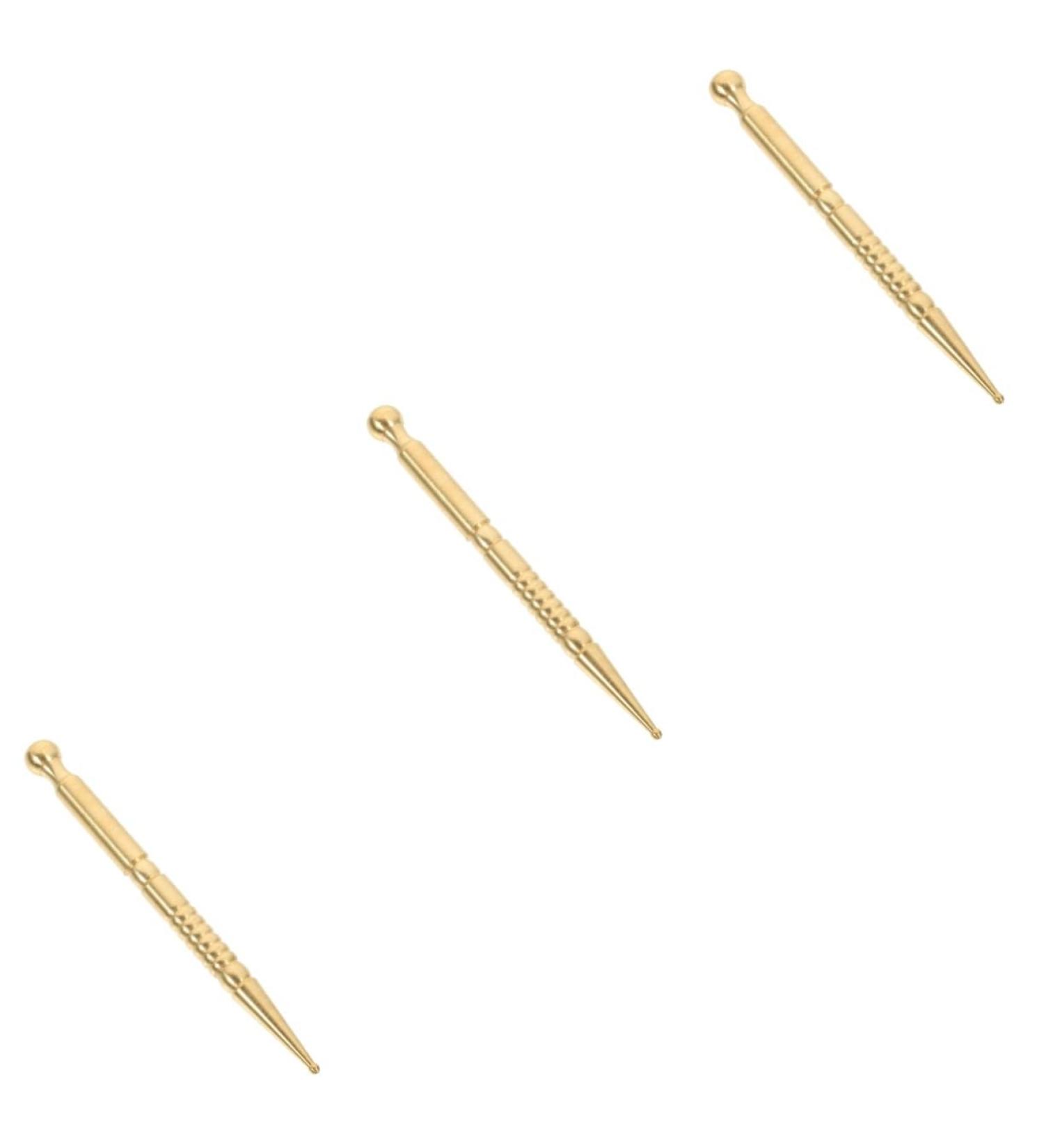 Buy Lurrose 3-Piece Muscle Pulling Rod & Facial Accessories for Foot & Hand Reflex Massage Acupuncture Pen & Brass Massage Tool International Shipping Available - Buy Online on GoSupps.com