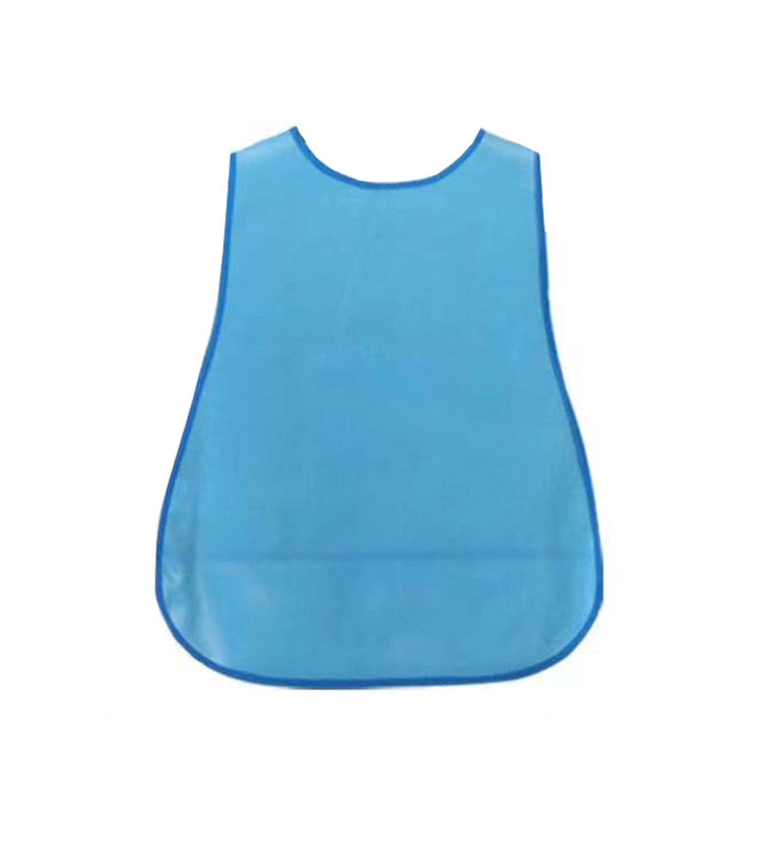 Yygmss Waterproof Silicone Bibs for Adults - Washable & Easy to Clean with Collection Container | Extra Long Blue Design - Buy Online on GoSupps.com